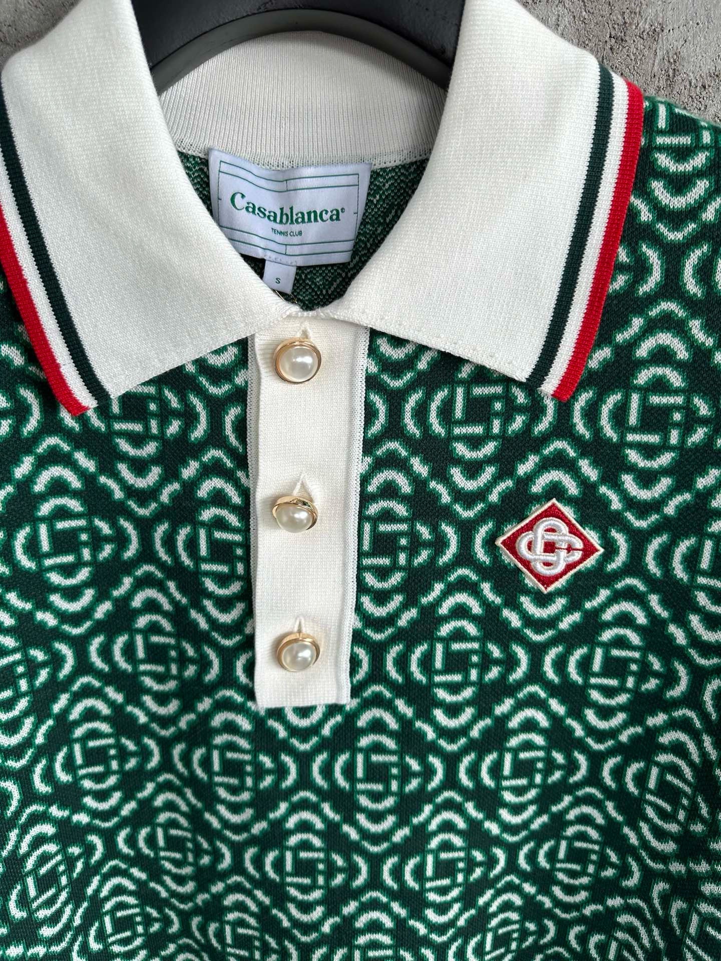 Casablance Short Sleeve Polo