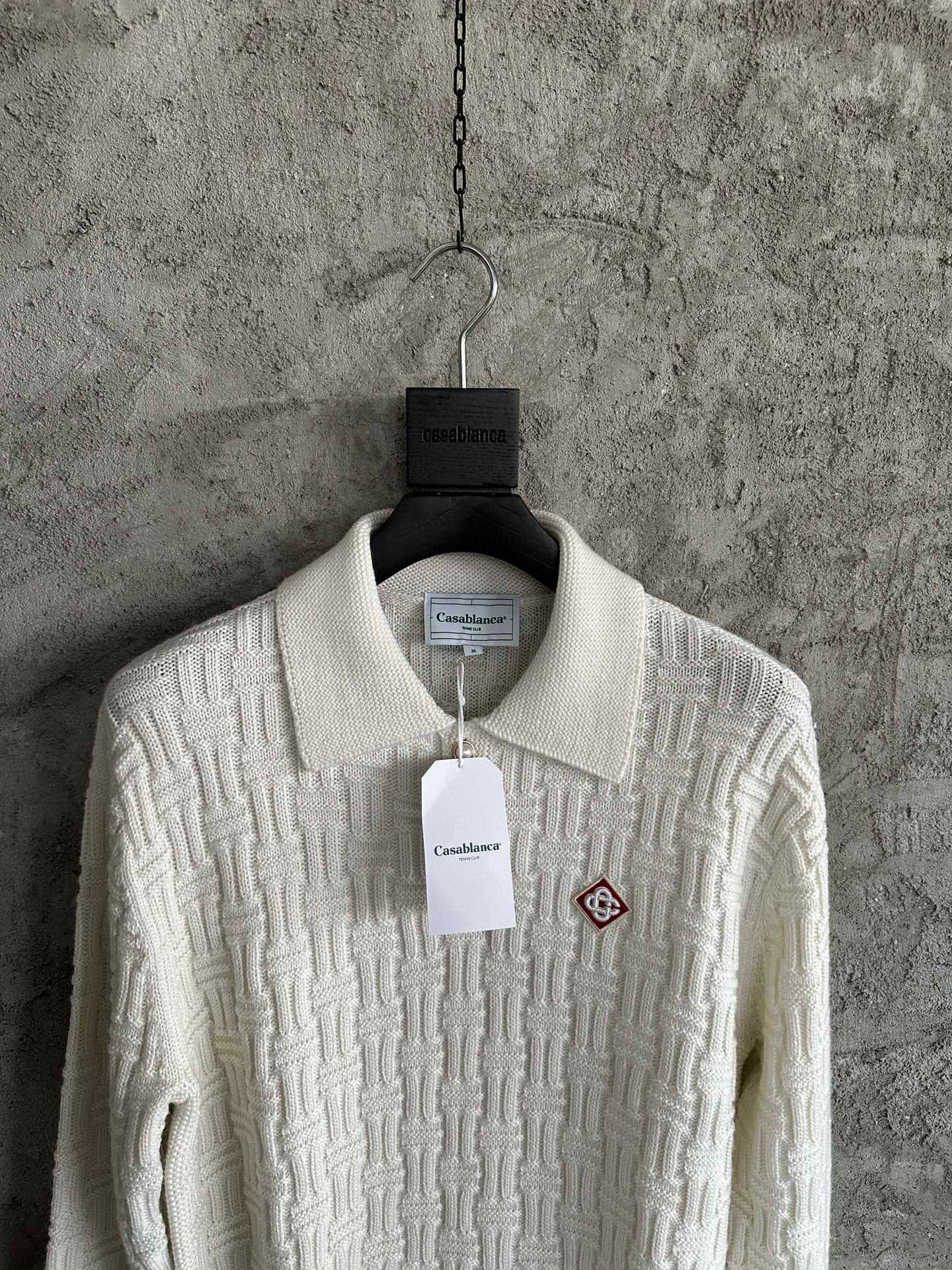 Casablance Long Sleeve Polo