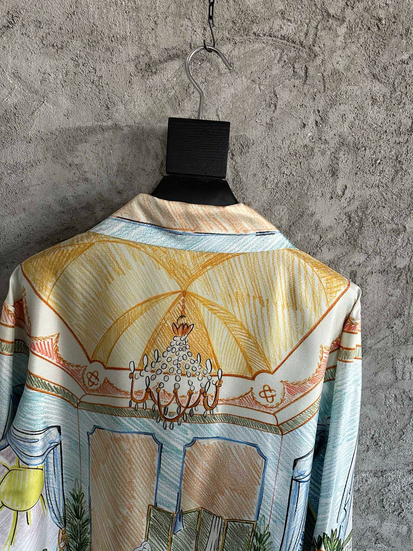 Casablance Long Sleeve Polo