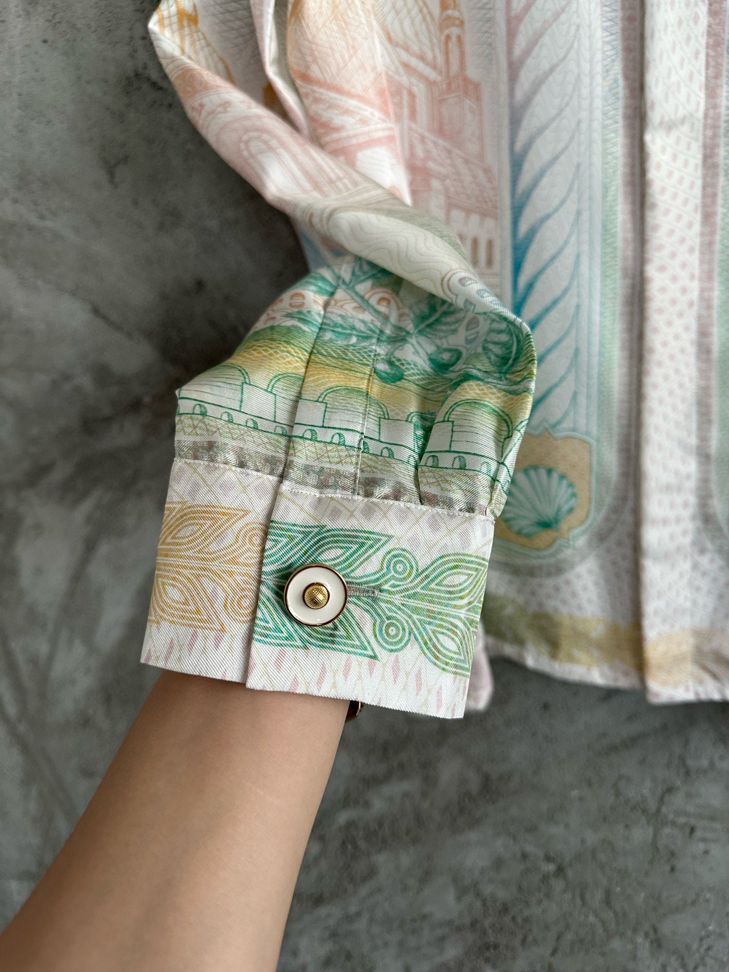 Casablance Long Sleeve Polo