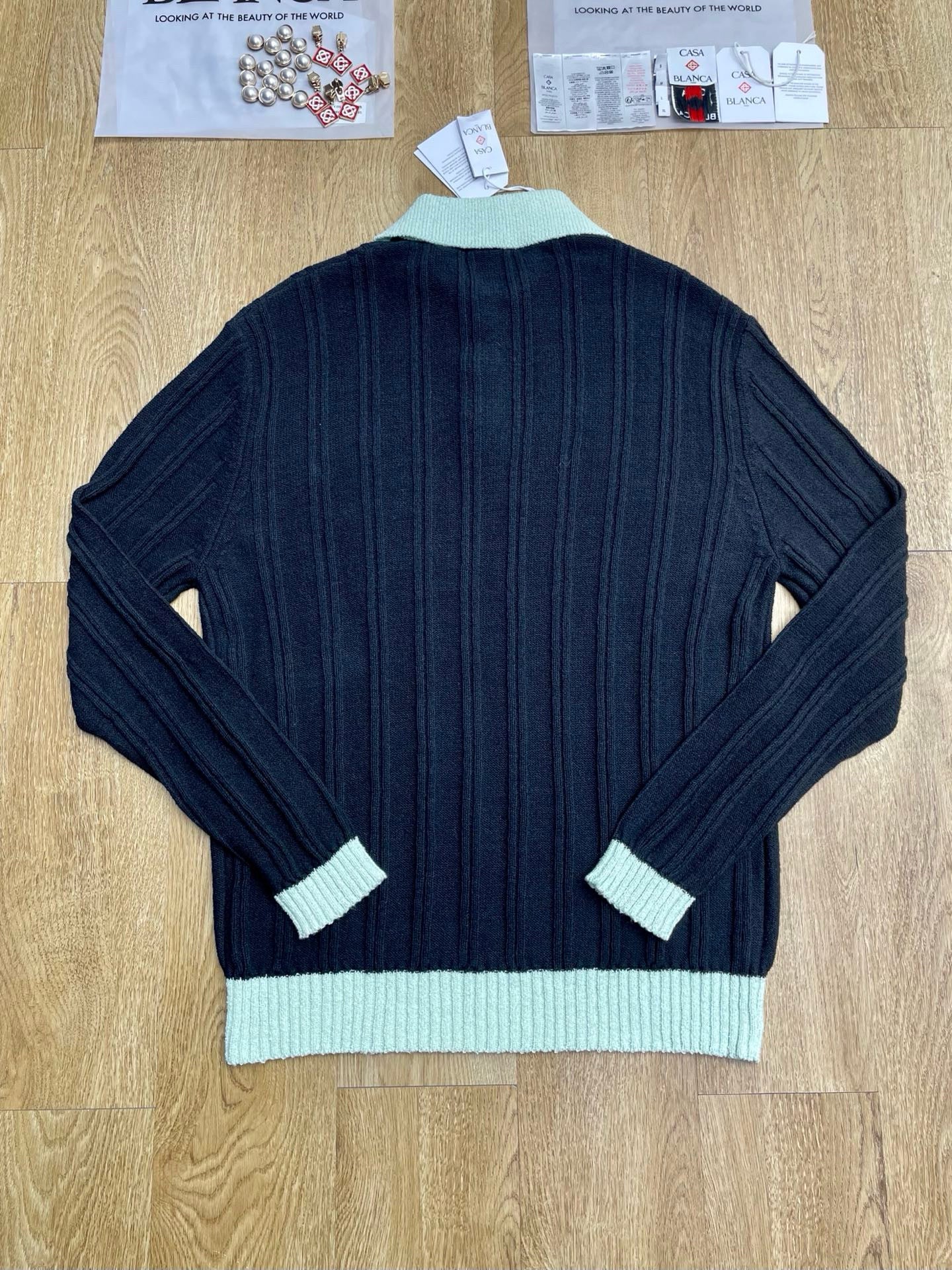 Casablanca Long Sleeve Polo