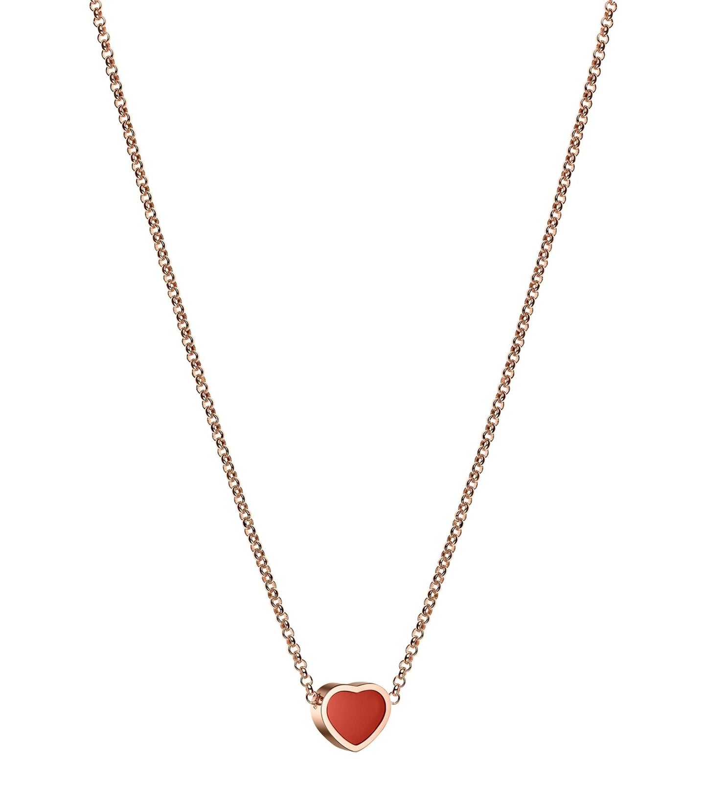 HEART PEDANT CARNELIAN NECKLACE