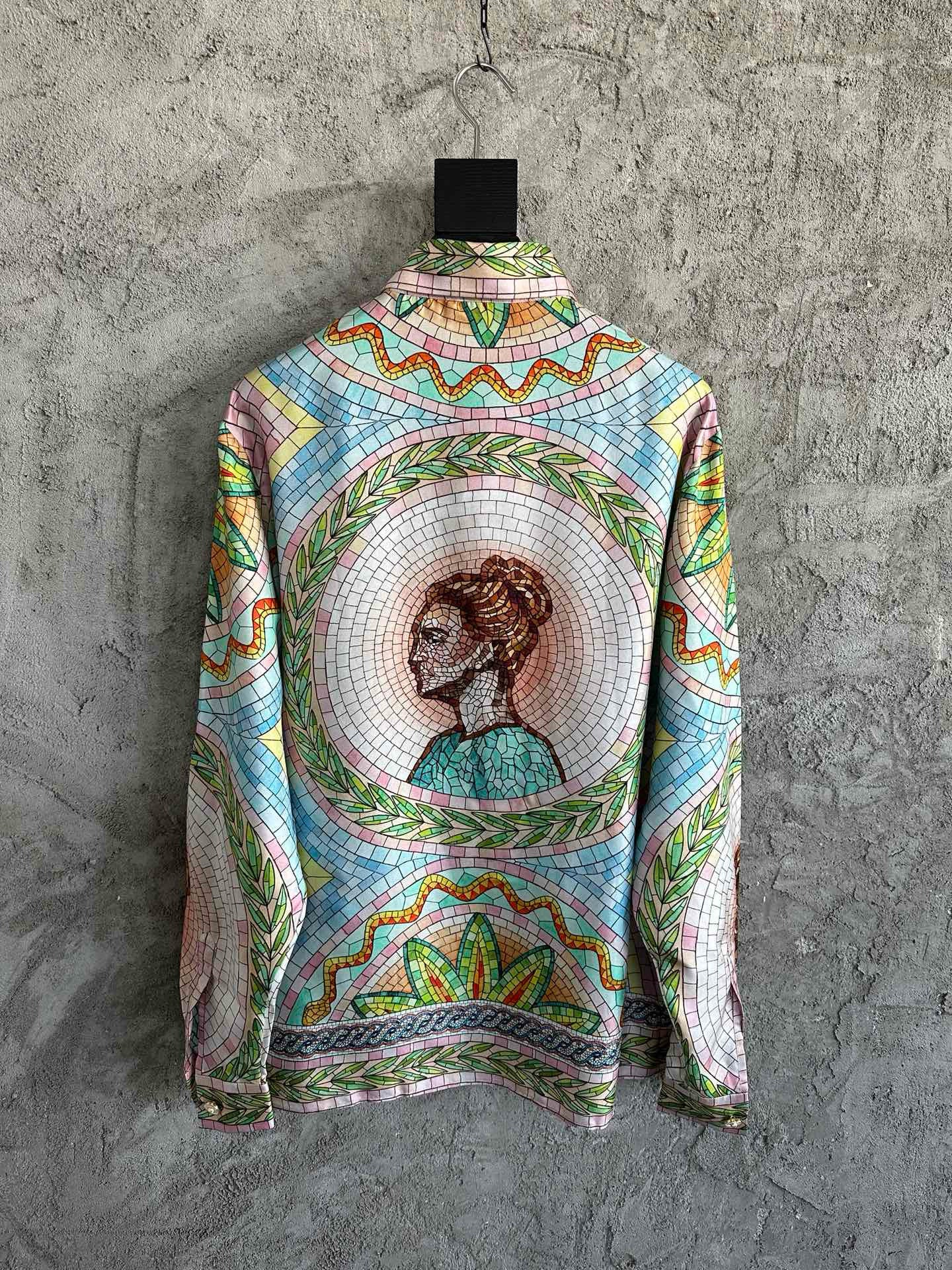 Casablance Long Sleeve Polo