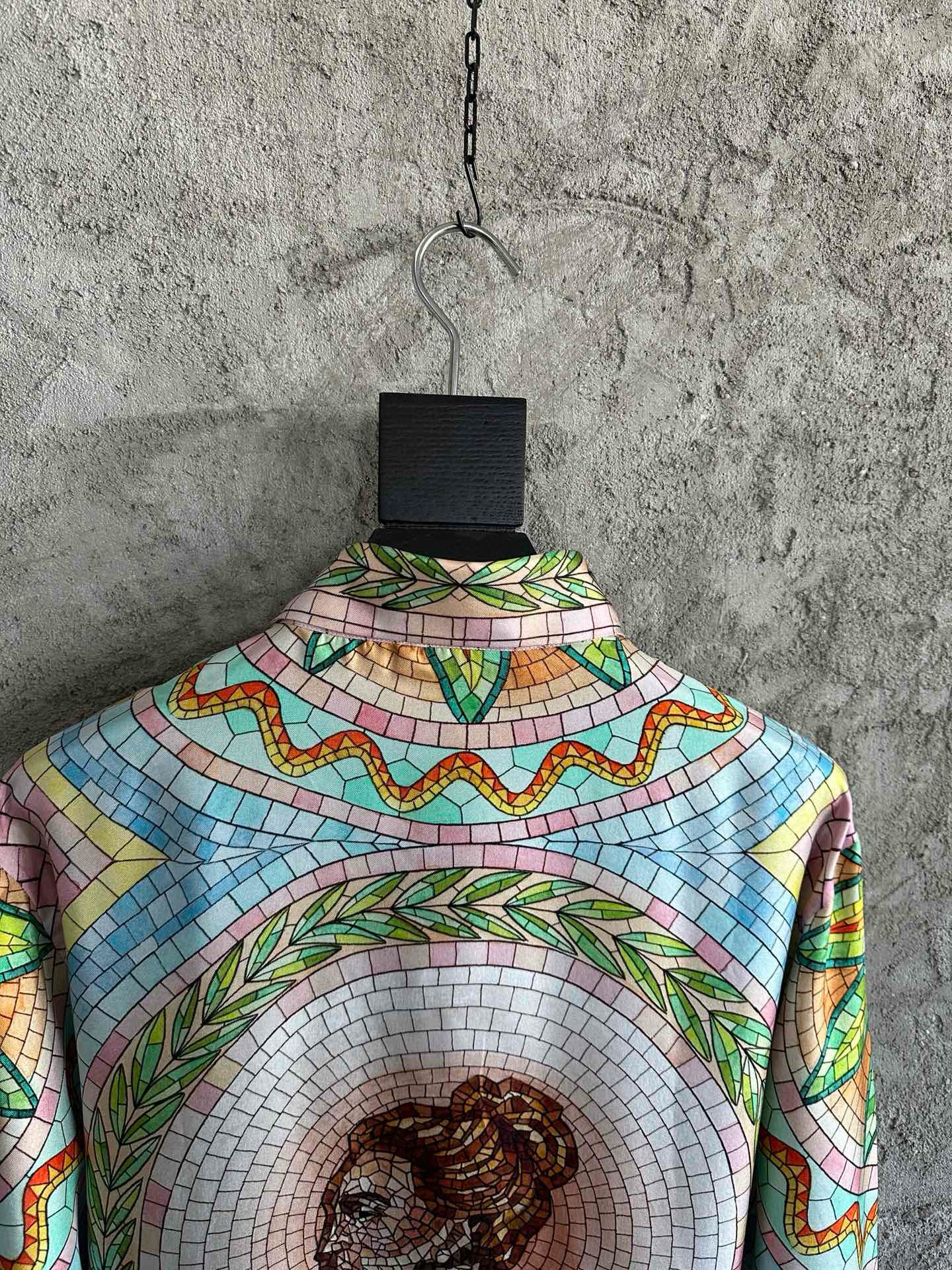 Casablance Long Sleeve Polo