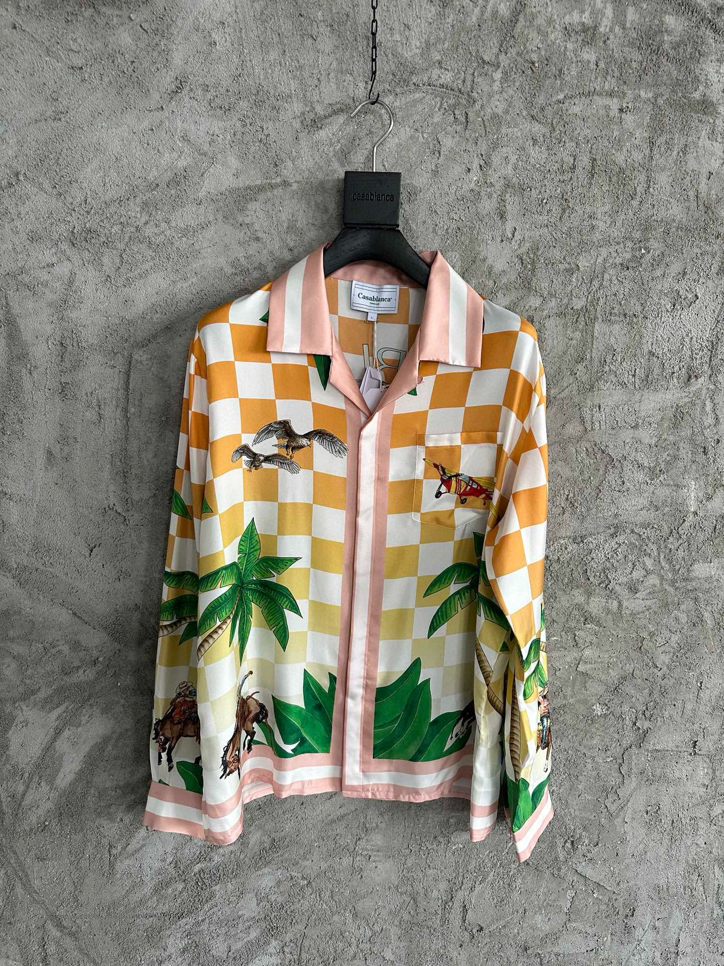 Casablance Long Sleeve Polo