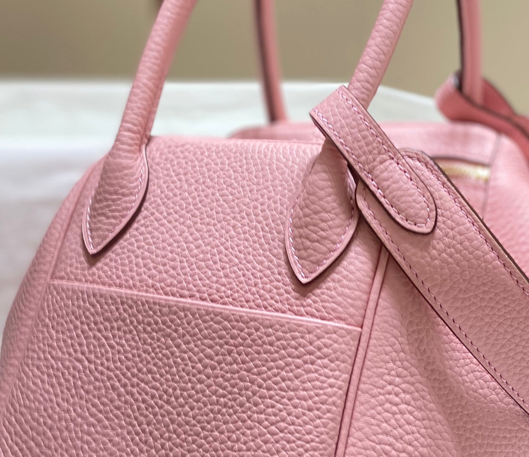 HM LINDY 26 BAG IN BABY PINK TOGO LEATHER GOLD HARDWARE