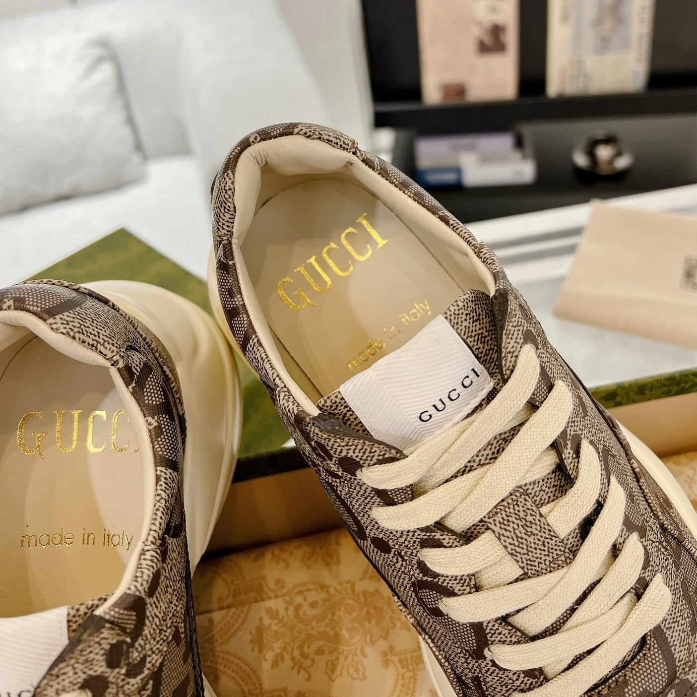 GG 100 RHYTON SNEAKER Brown