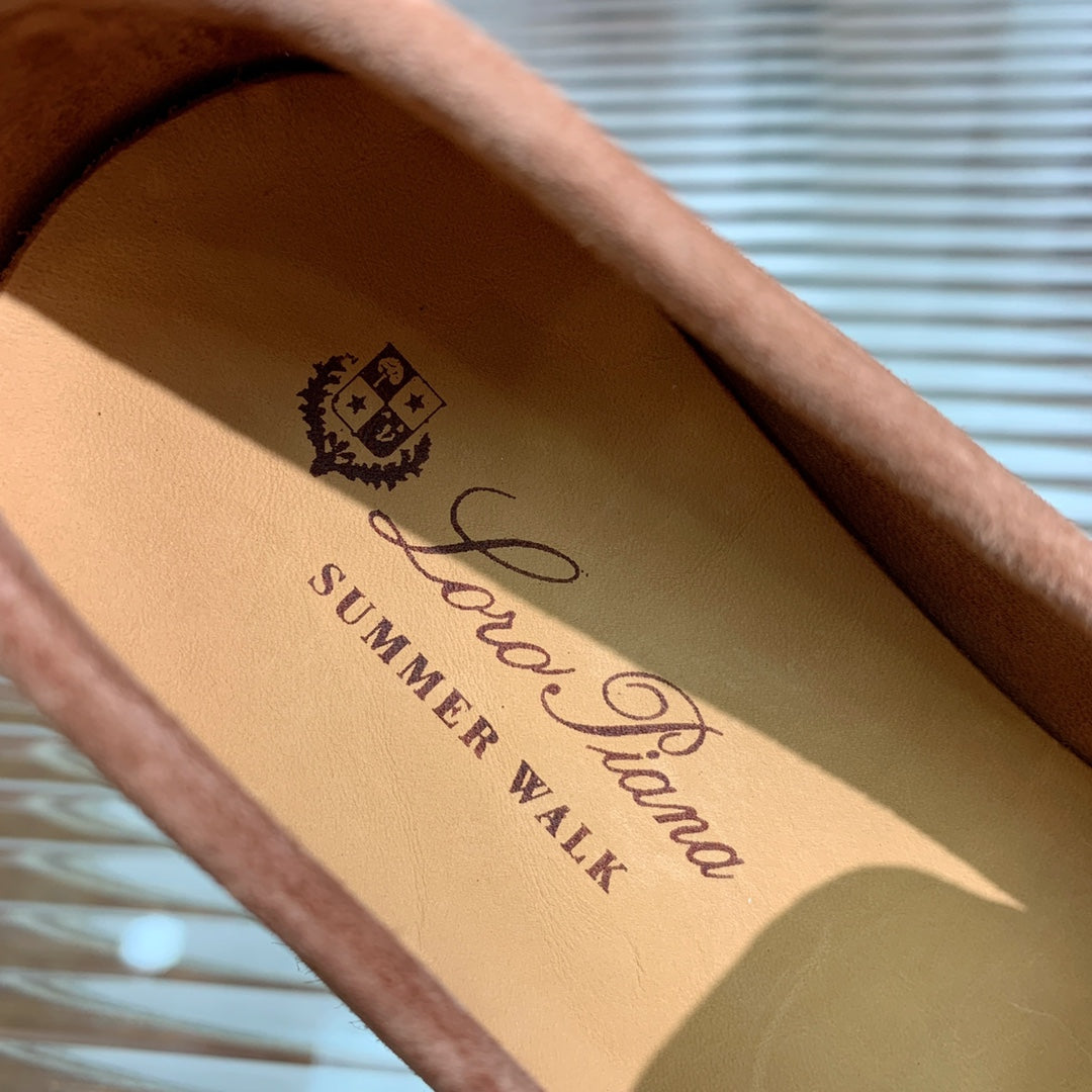 LP SUMMER WALK TASSELS LOAFERS CARAMEL SUEDE