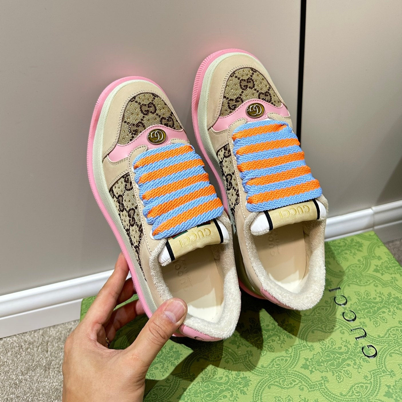 GG Screener Sneaker Pink Fuscia