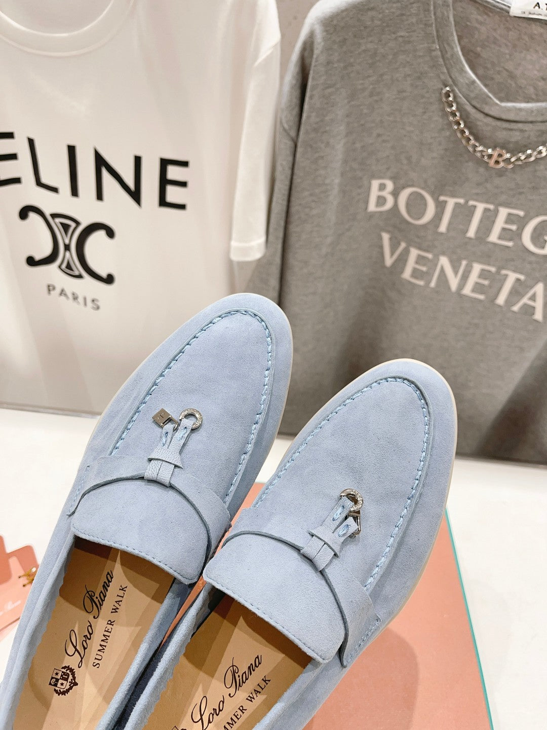 LP SUMMER CHARMS WALK LOAFERS SAPPHIRE SUEDE