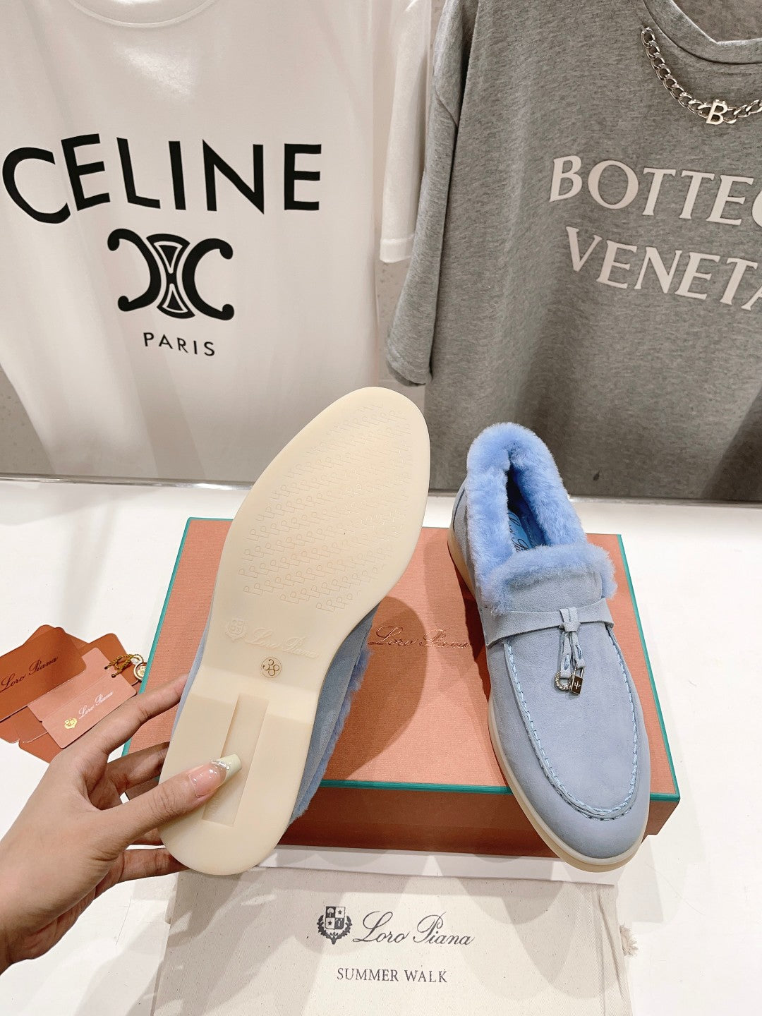 LP SUMMER CHARMS WALK LOAFERS SAPPHIRE FLEECE