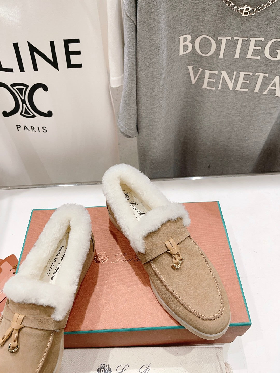 LP SUMMER CHARMS WALK LOAFERS CAMEL FLEECE