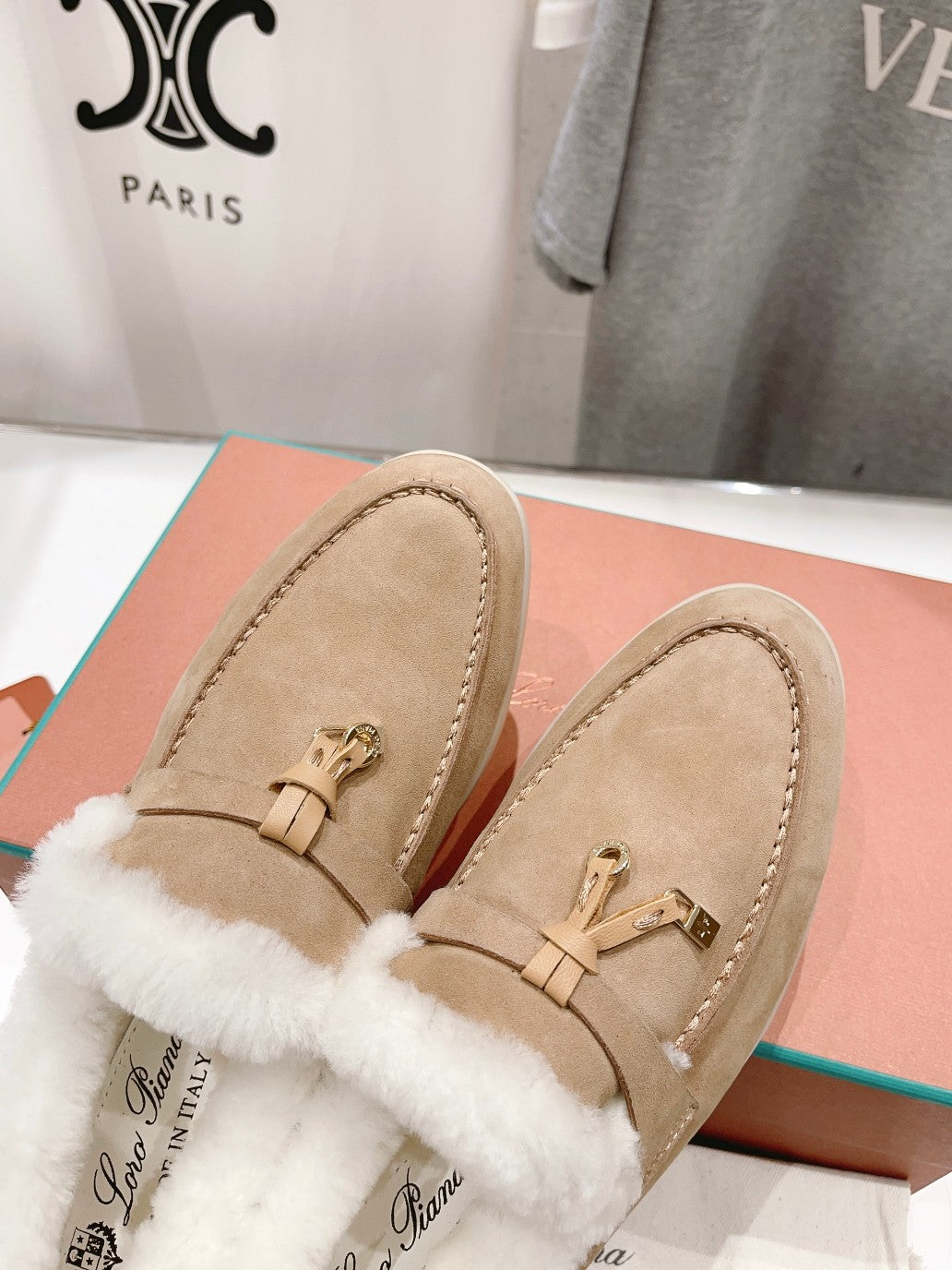 LP SUMMER CHARMS WALK LOAFERS CAMEL FLEECE