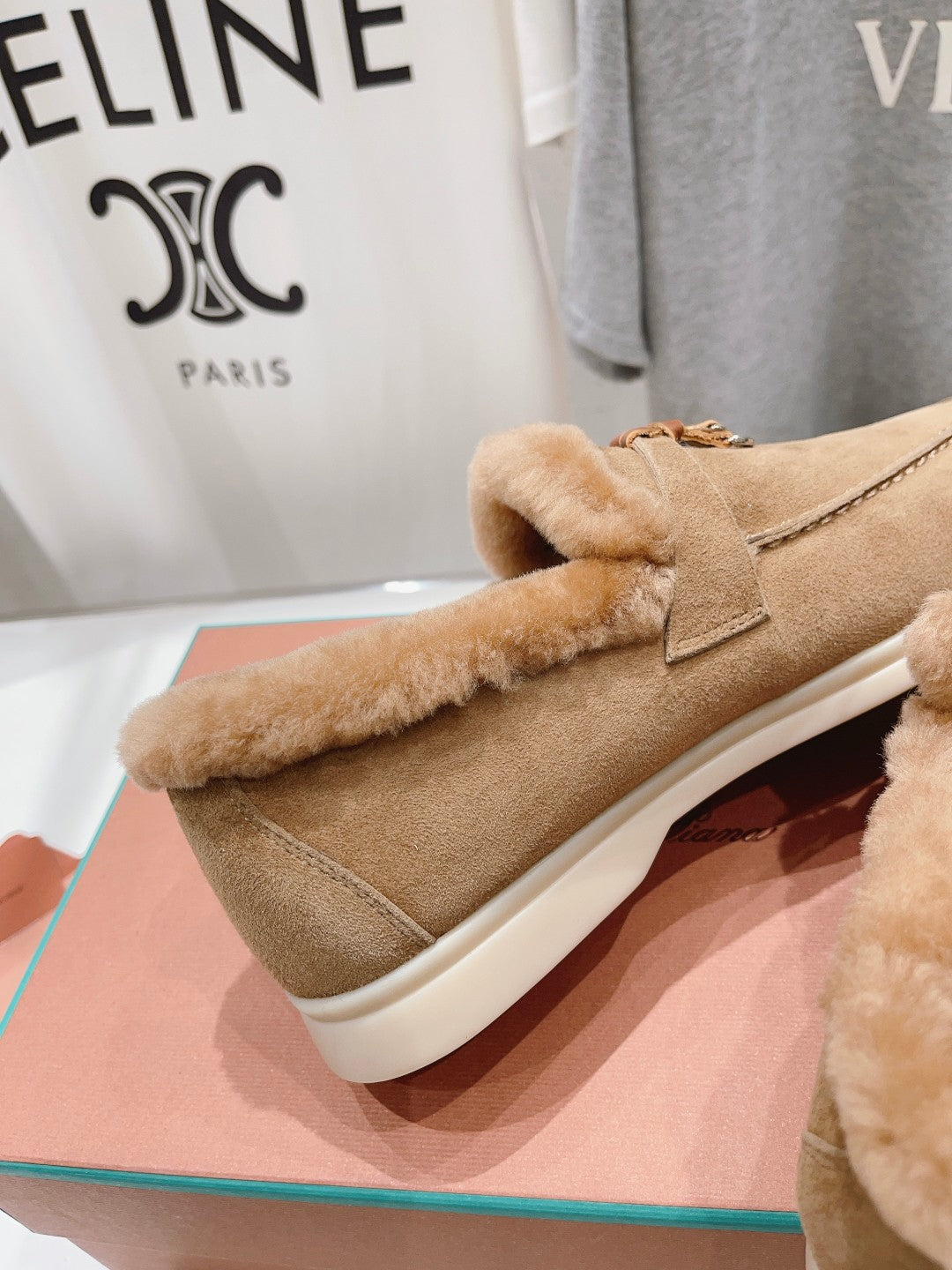 LP SUMMER CHARMS WALK LOAFERS TAWNY FLEECE