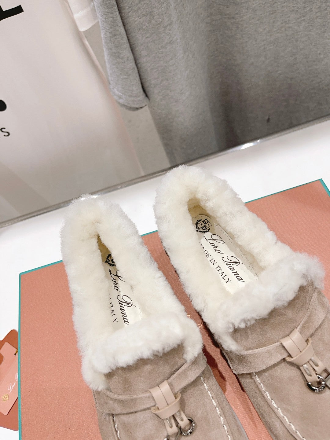 LP SUMMER CHARMS WALK LOAFERS PEANUT FLEECE