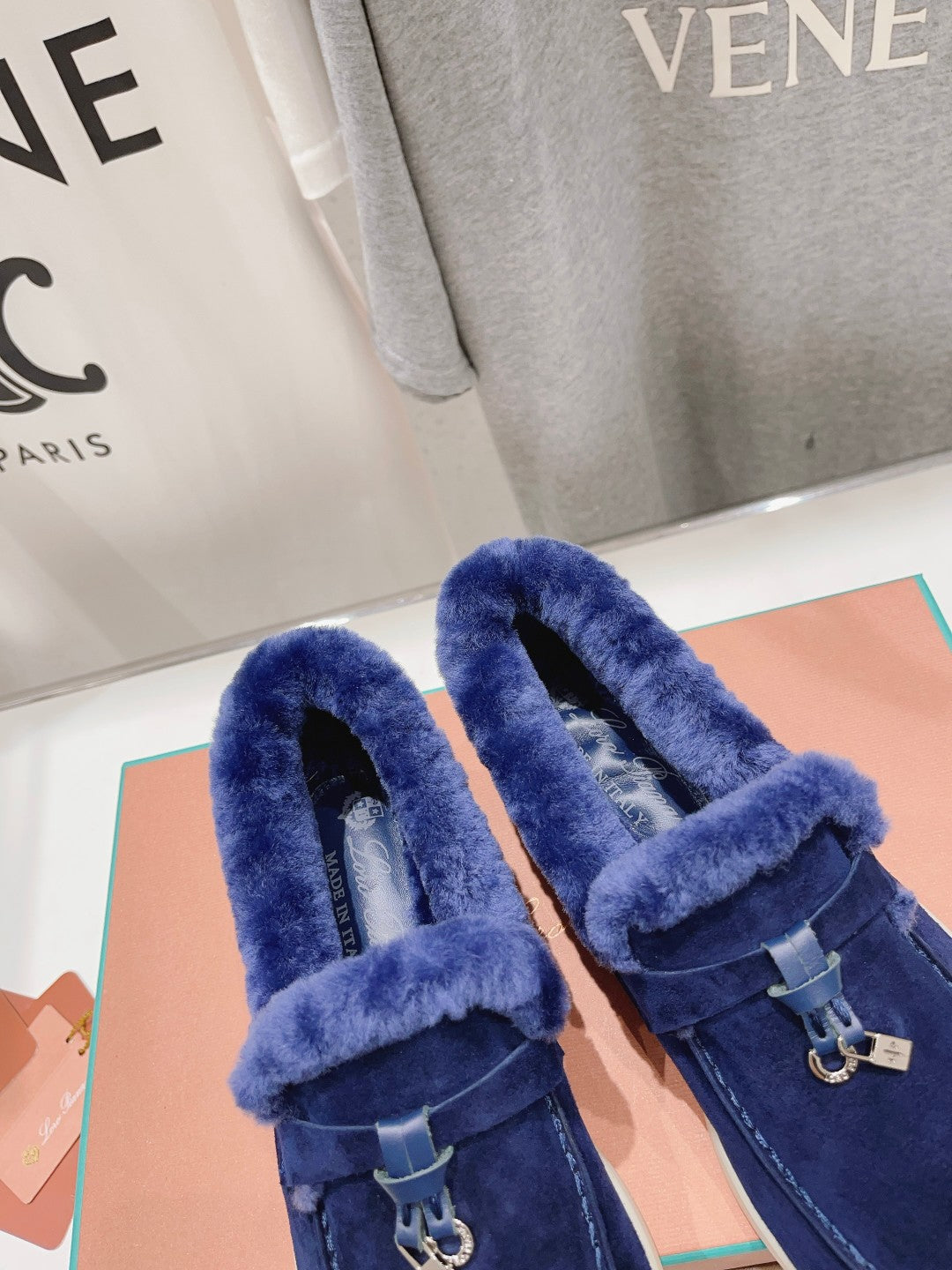 LP SUMMER CHARMS WALK LOAFERS NAVY FLEECE