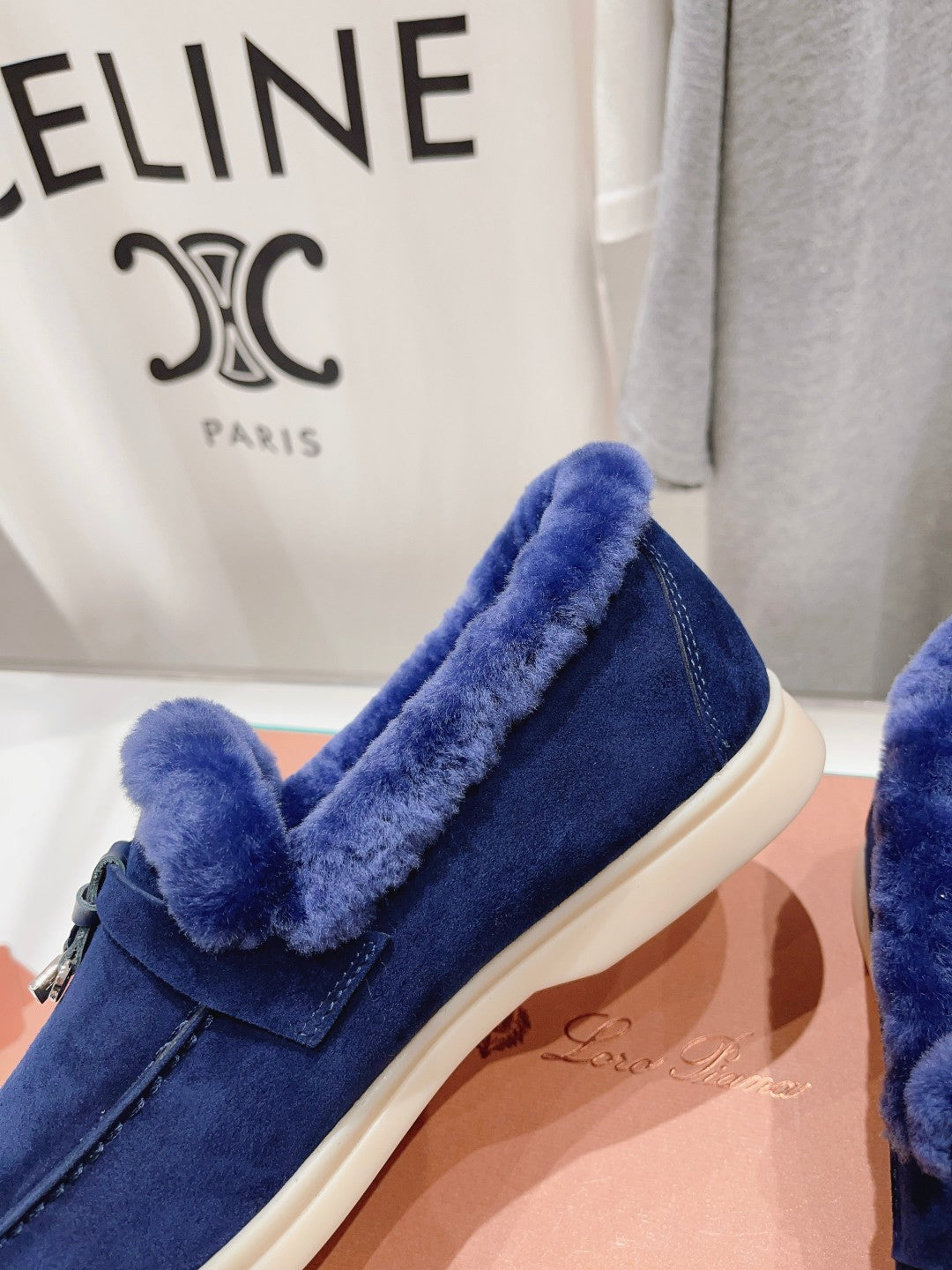 LP SUMMER CHARMS WALK LOAFERS NAVY FLEECE