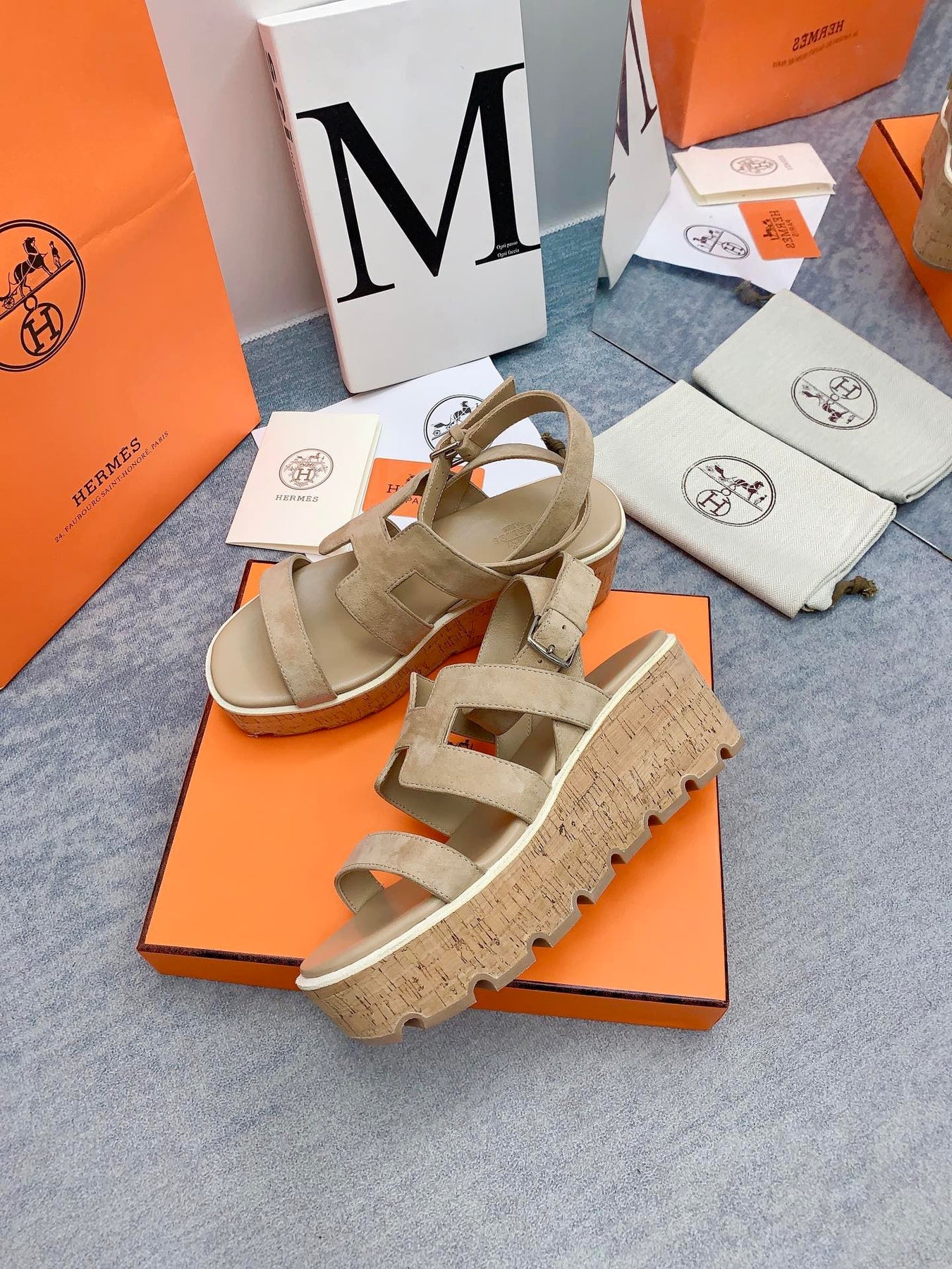 HAVANE 30 SANDAL IN TORTILLA BROWN SUEDE