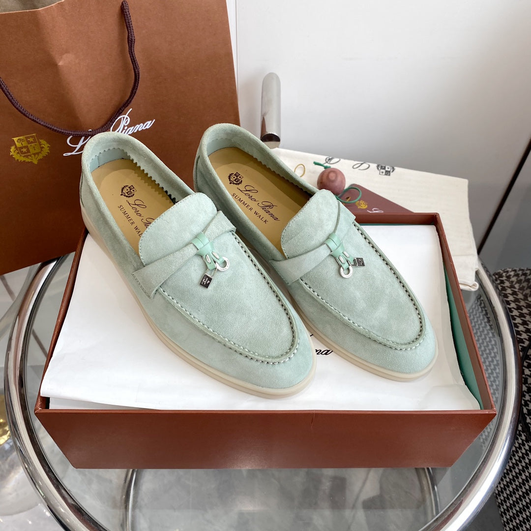 LP SUMMER CHARMS WALK LOAFERS LIGHT BLUE SUEDE