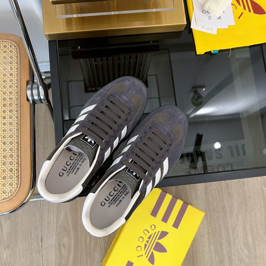 GG & ADIDAS GAZELLE SNEAKER BLACK VELVET