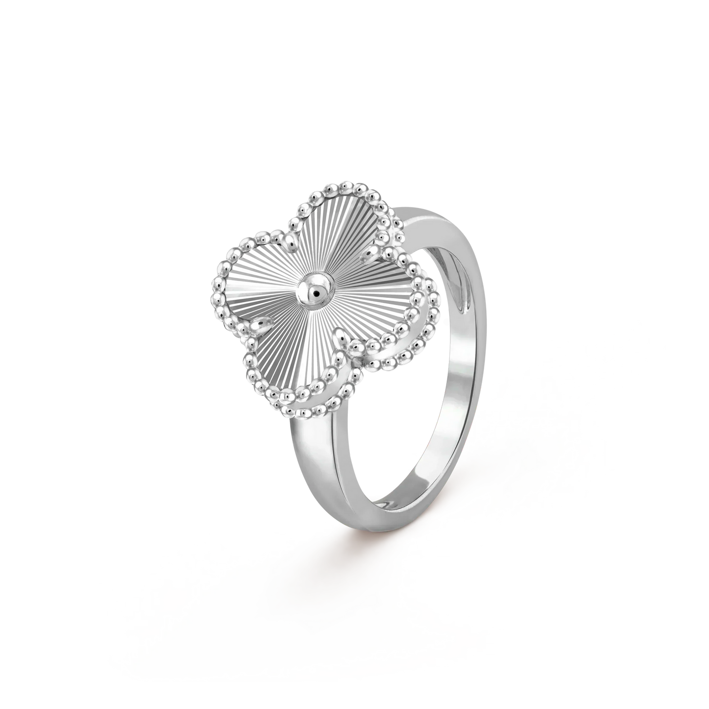 CLOVER SILVER RING