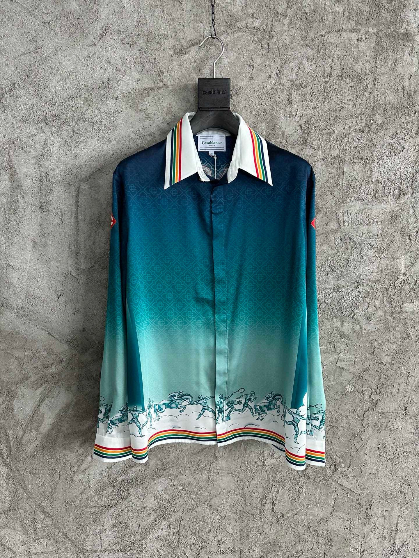Casablance Long Sleeve Polo