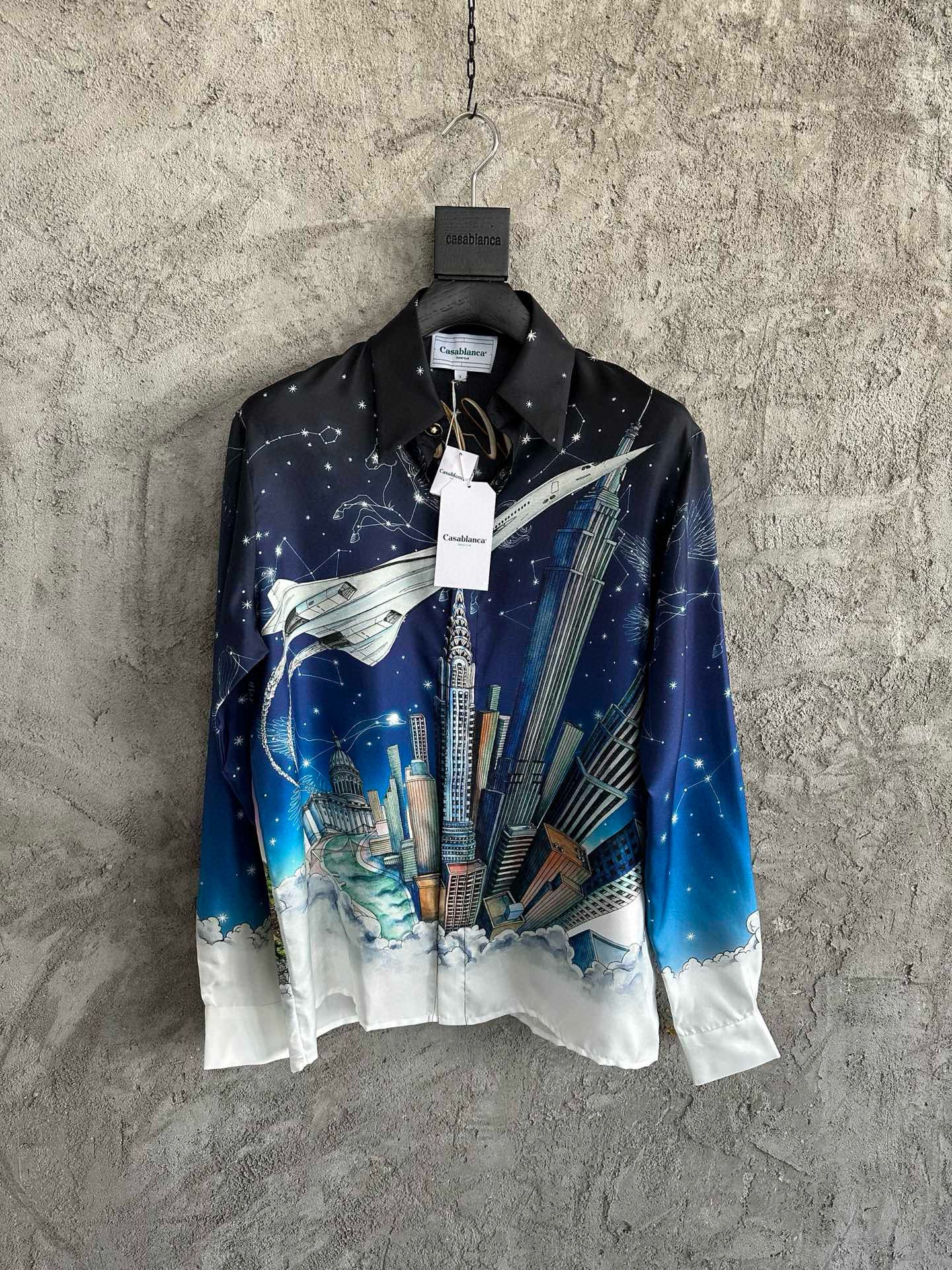 Casablance Long Sleeve Polo