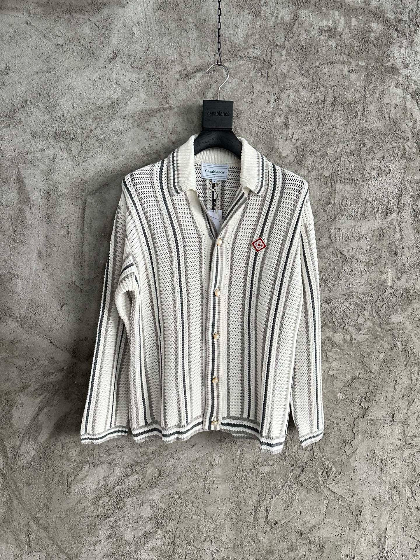 Casablance Long Sleeve Polo