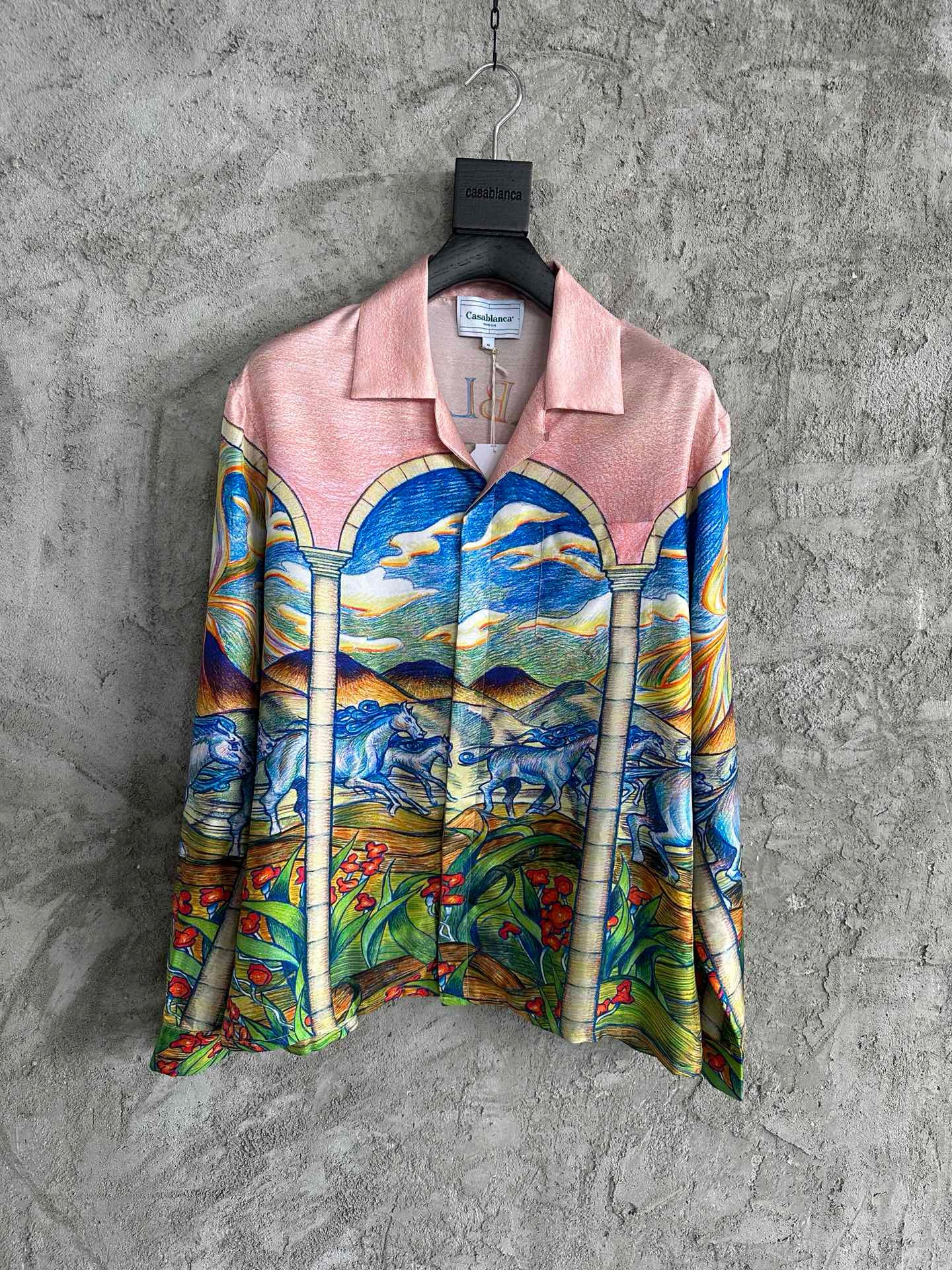 Casablance Long Sleeve Polo