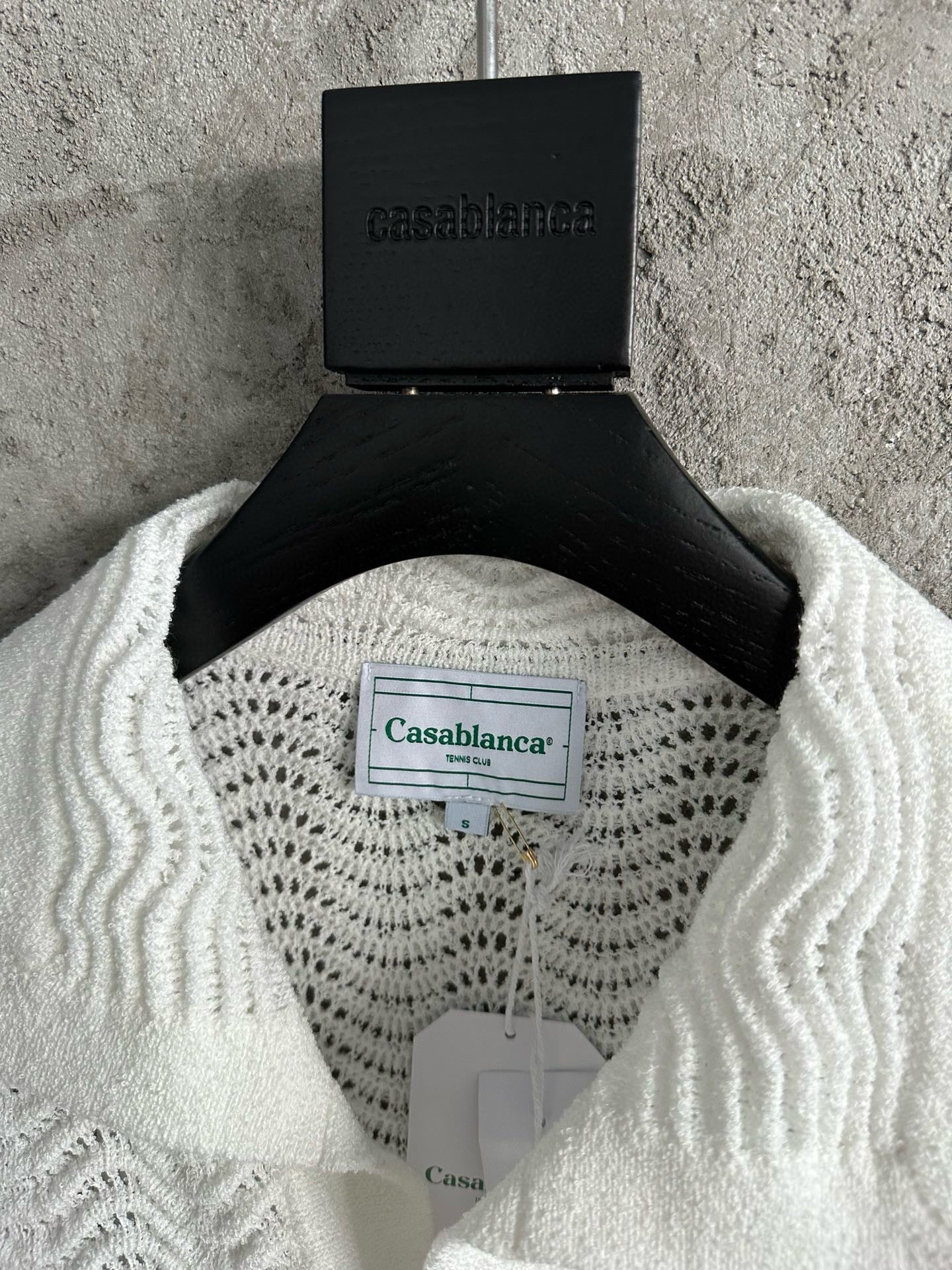 Casablance Long Sleeve Polo
