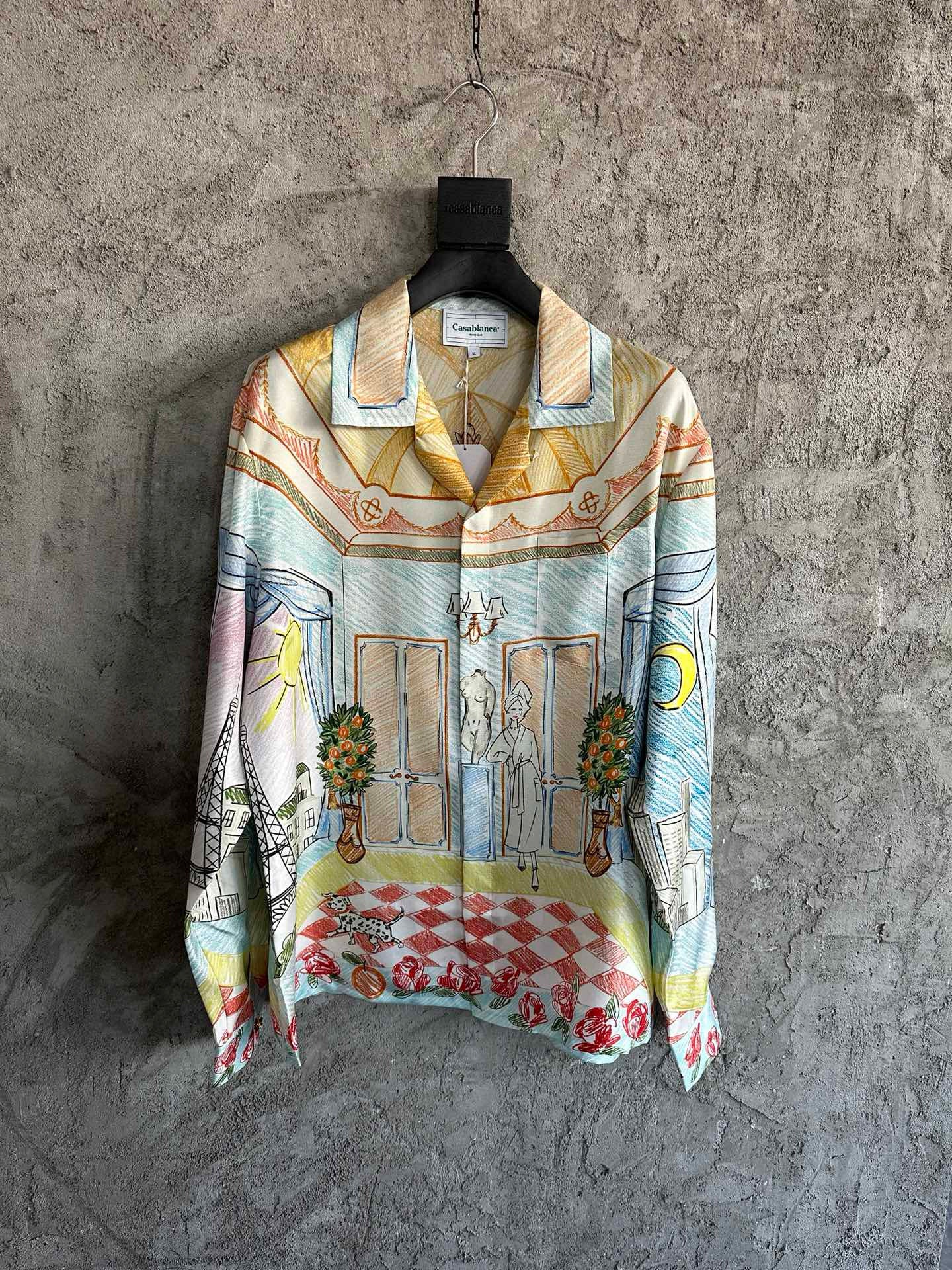 Casablance Long Sleeve Polo