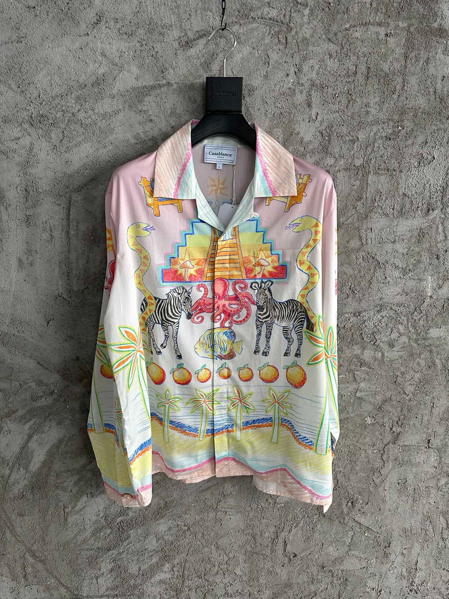 Casablance Long Sleeve Polo