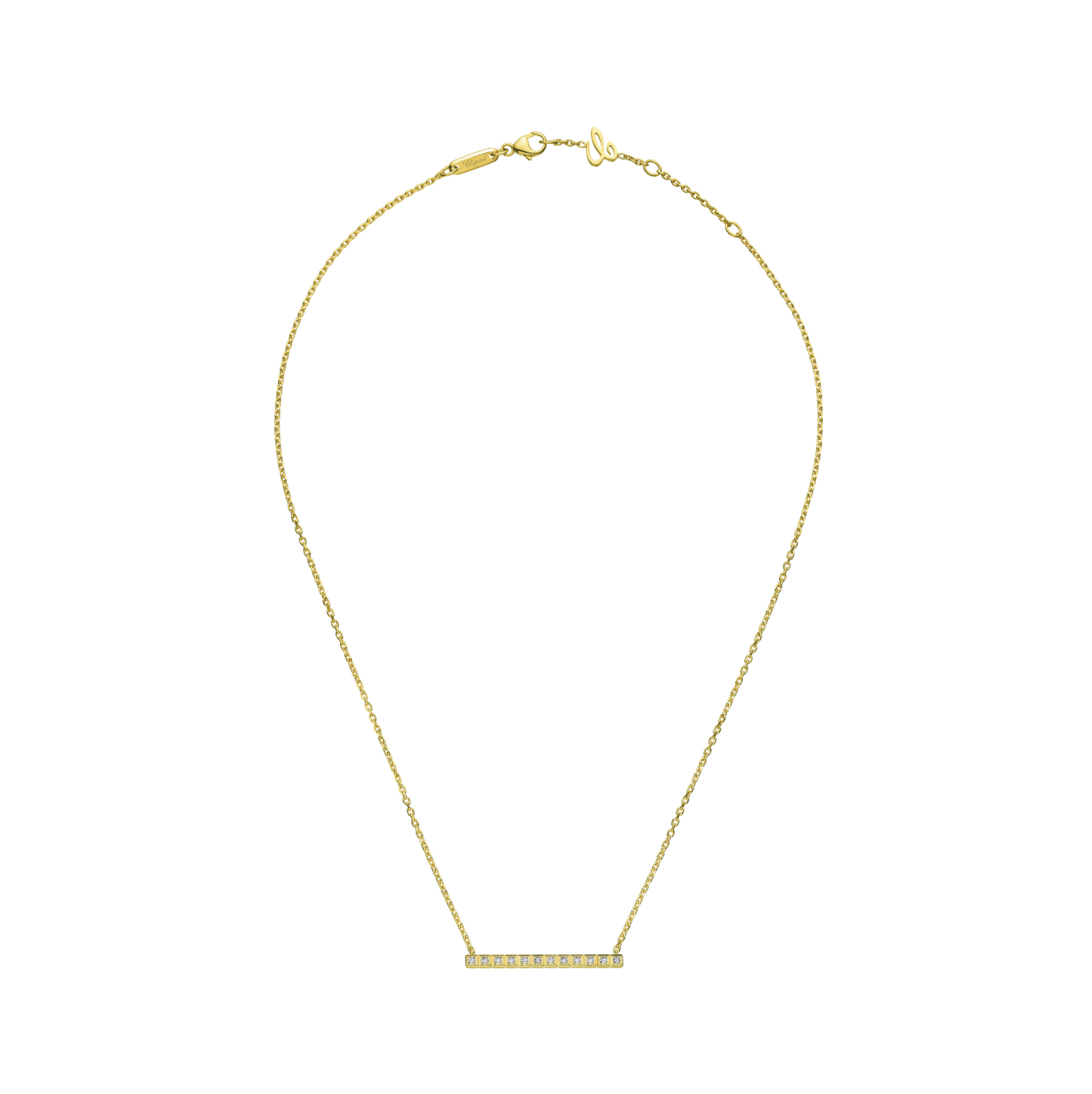ICE CUBE FULL-SET DIAMONDS NECKLACE