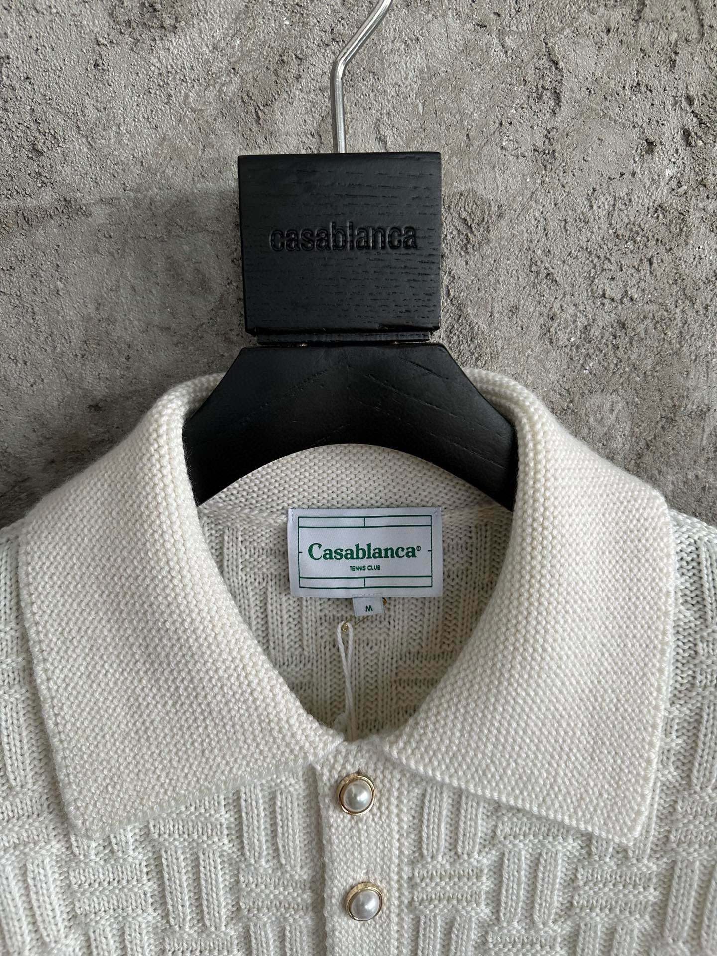 Casablance Long Sleeve Polo