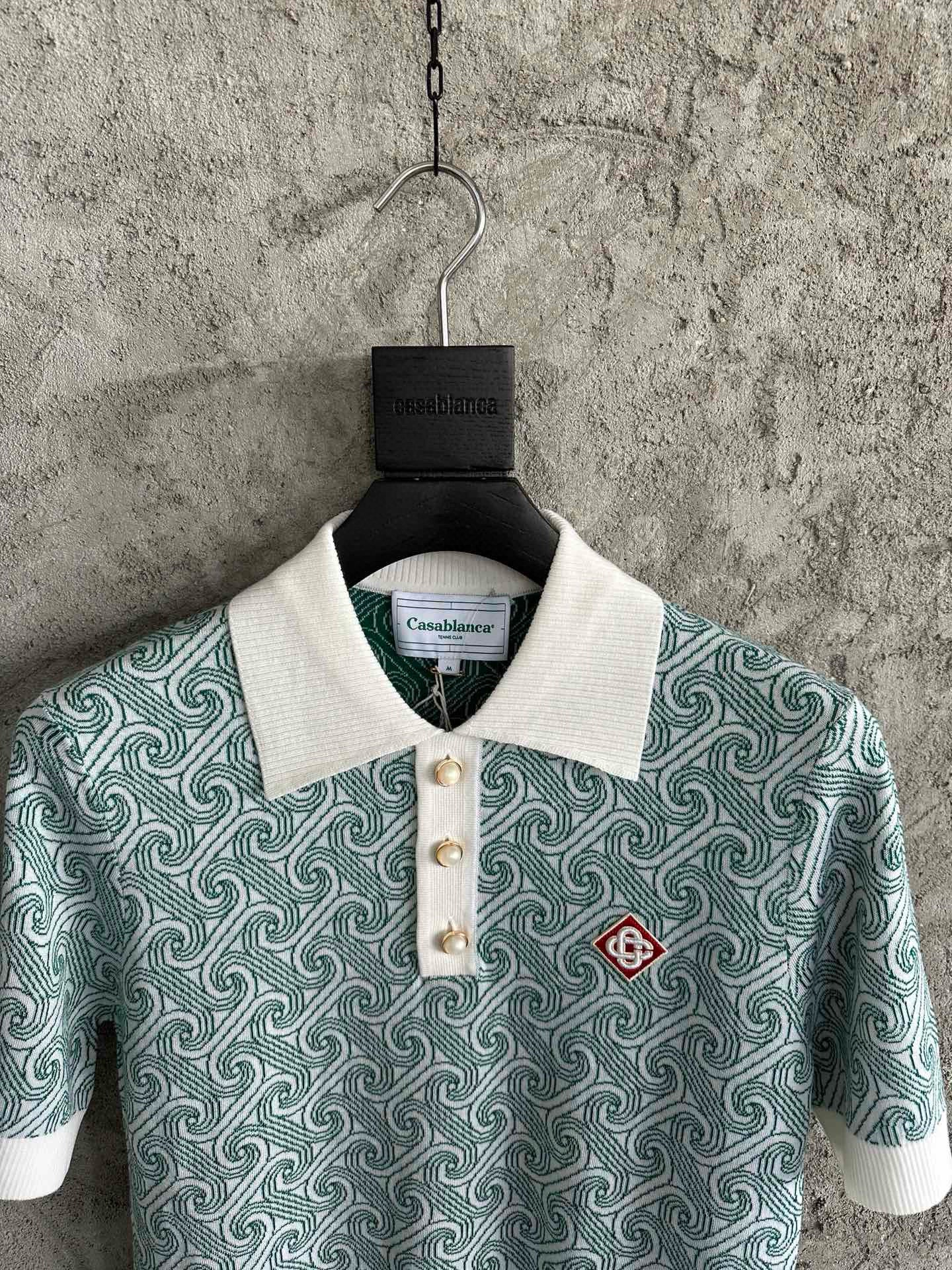 Casablance Short Sleeve Polo