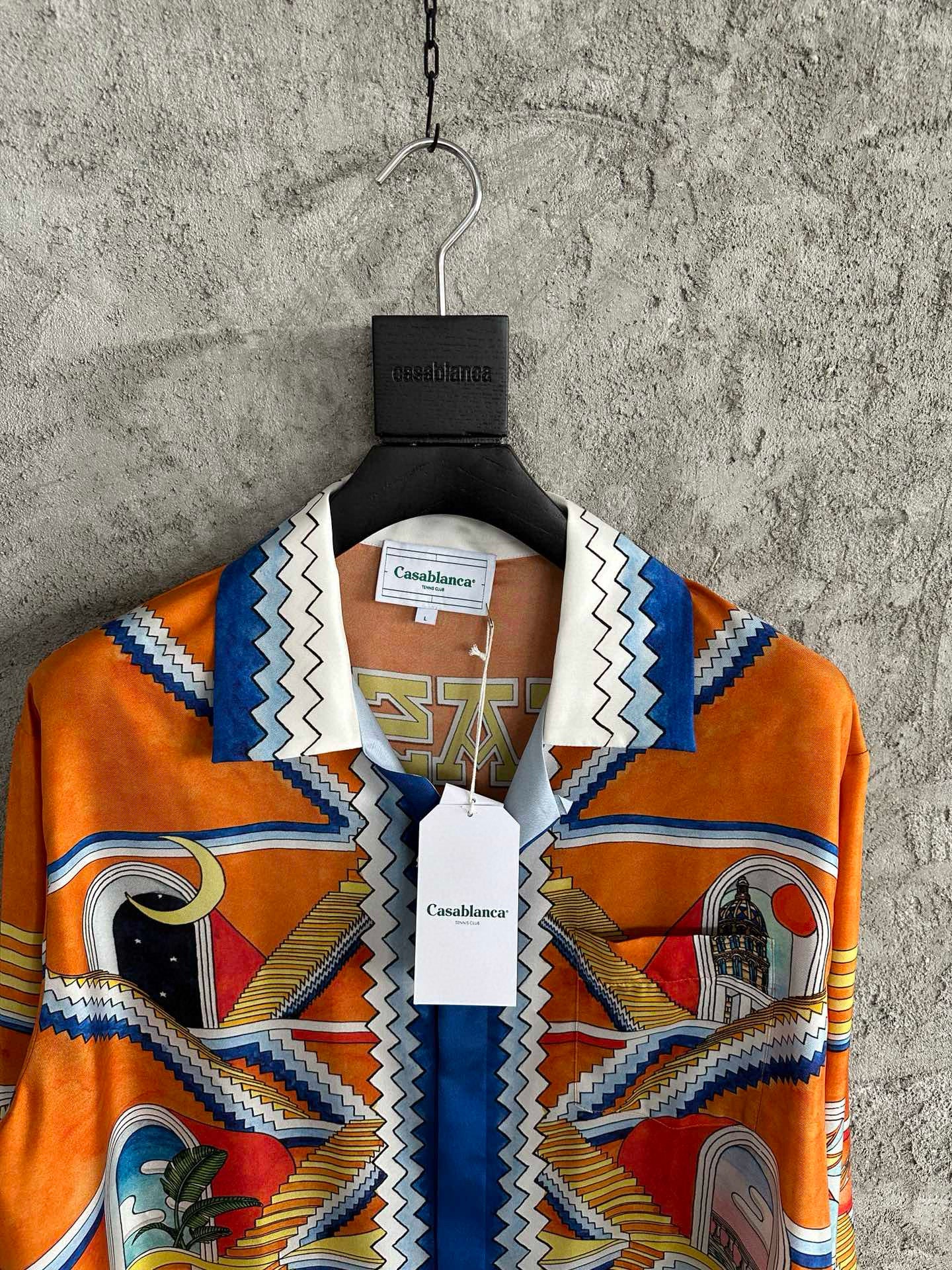 Casablance Long Sleeve Polo