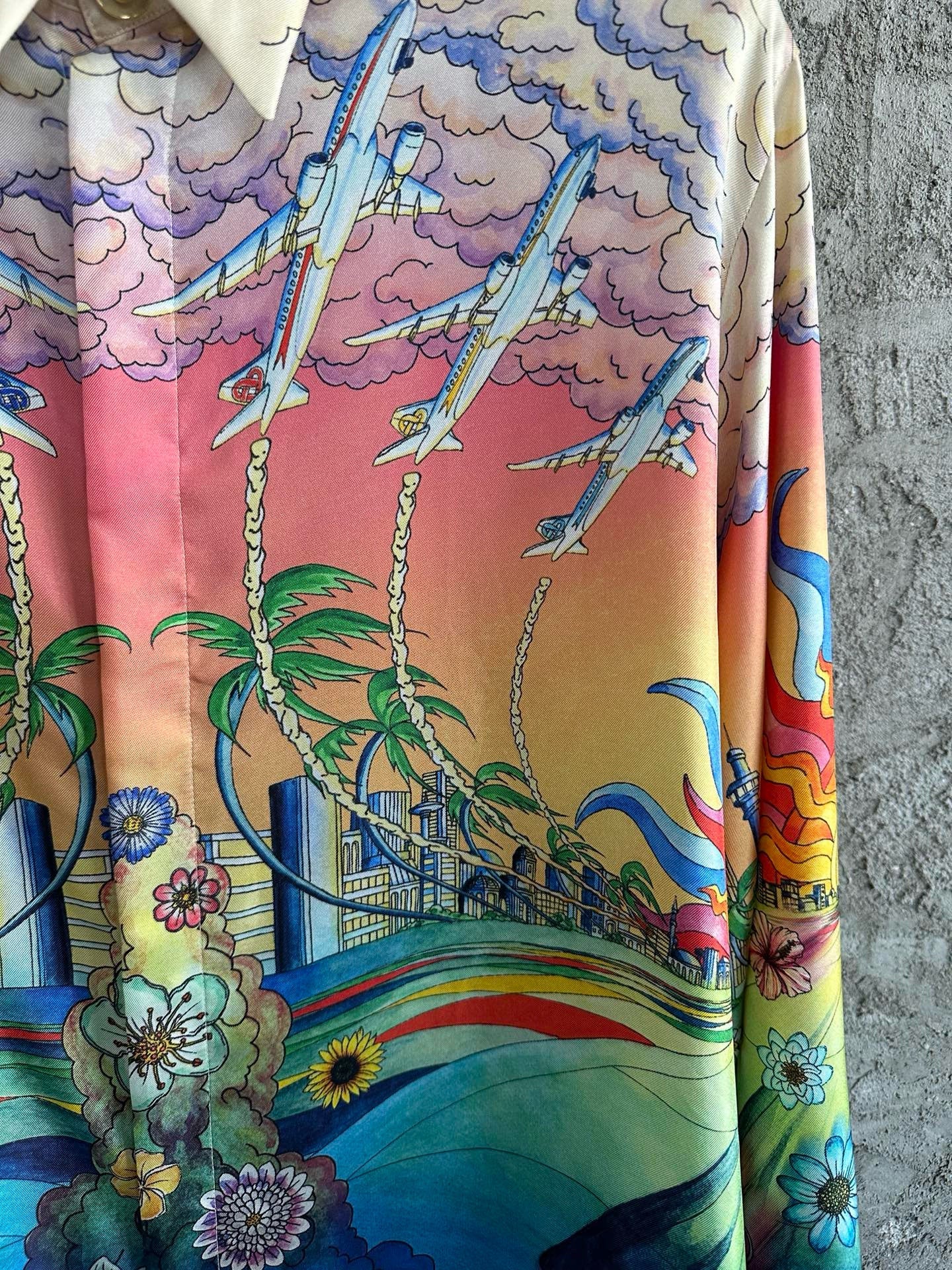 Casablance Long Sleeve Polo