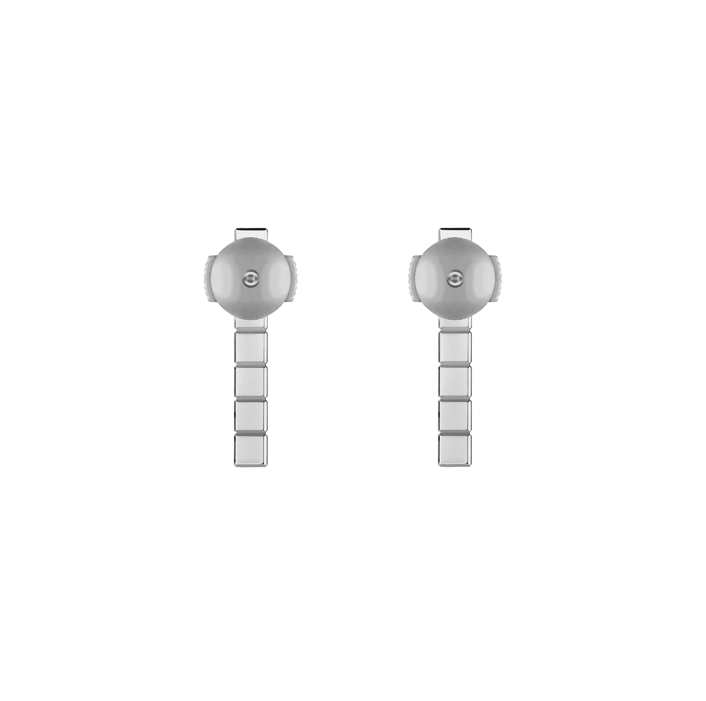 ICE CUBE SILVER EARRINGS
