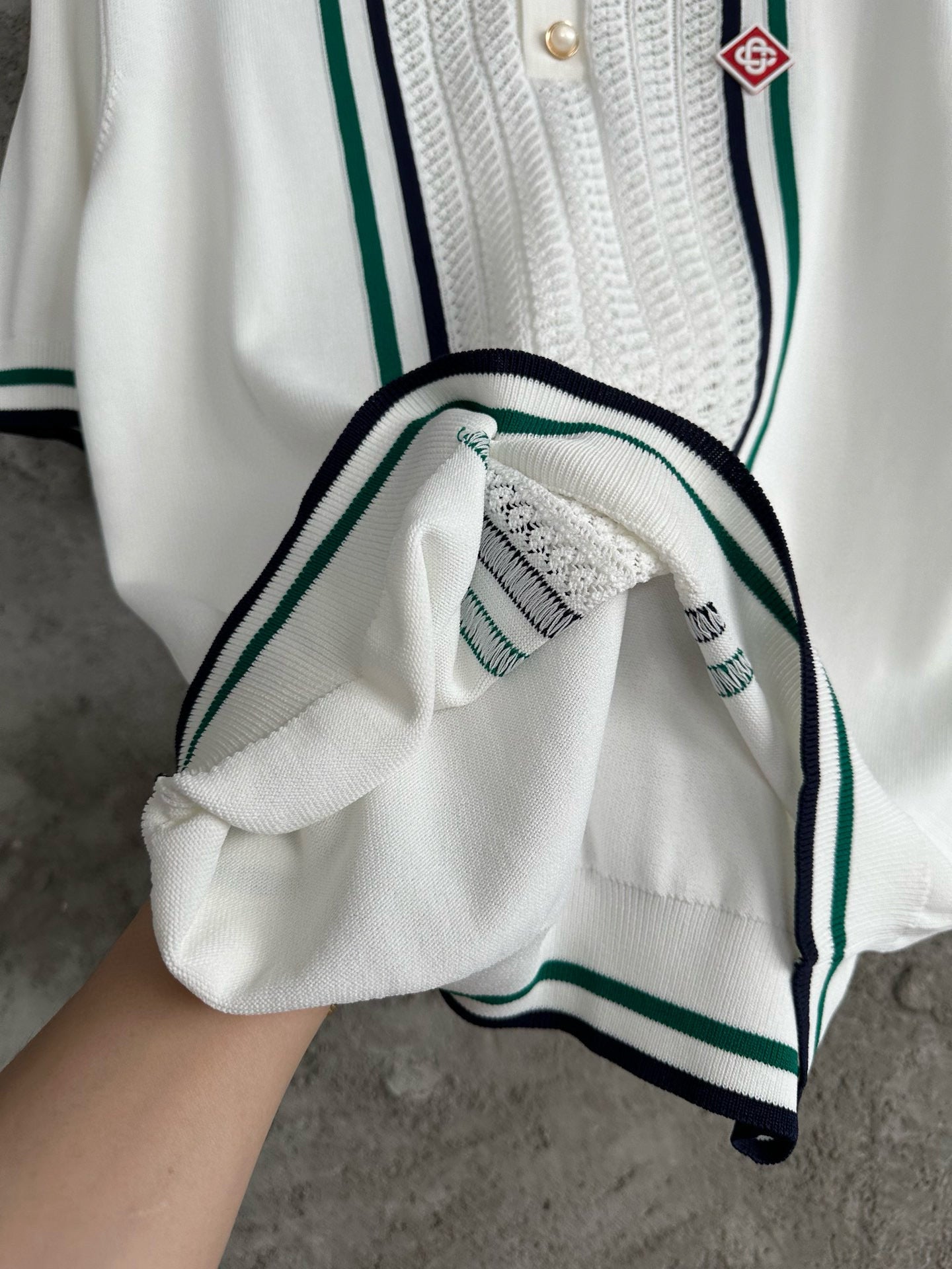 Casablance Short Sleeve Polo