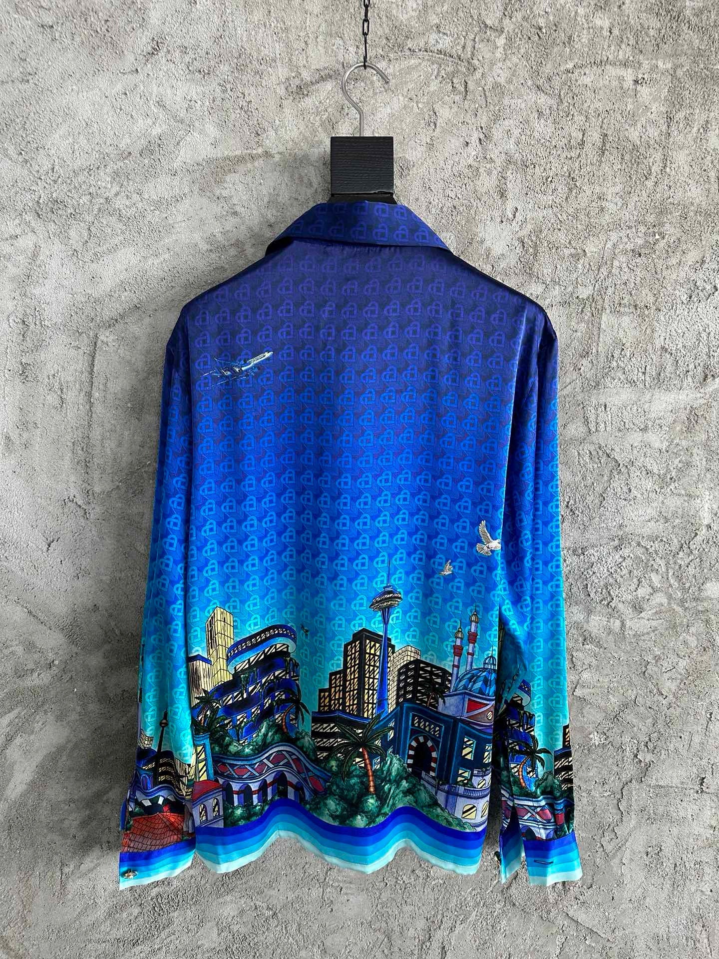 Casablance Long Sleeve Polo