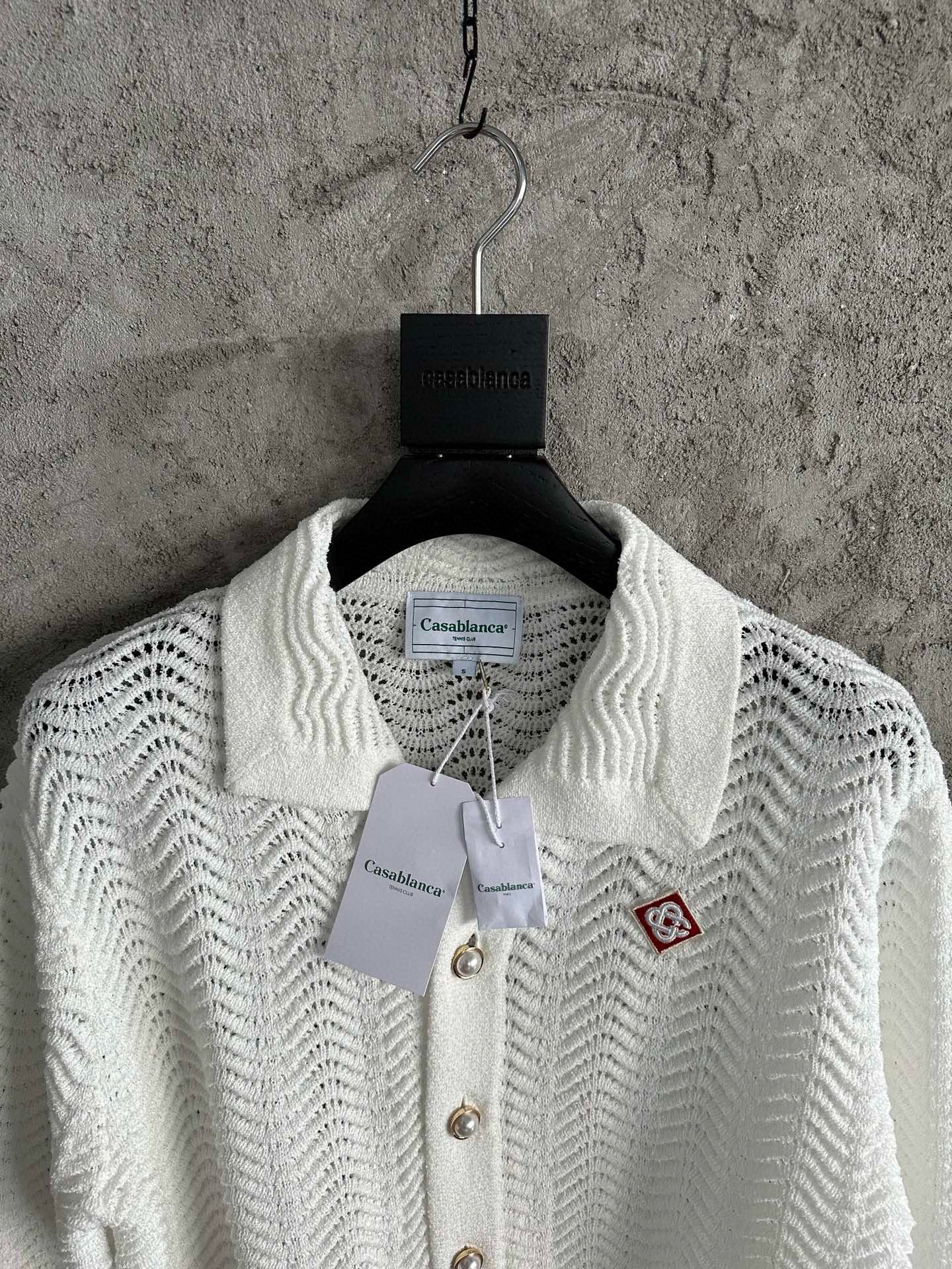 Casablance Long Sleeve Polo