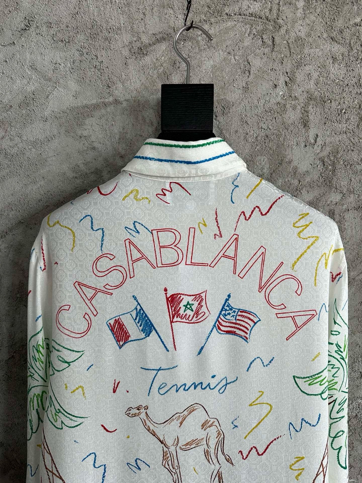 Casablance Long Sleeve Polo