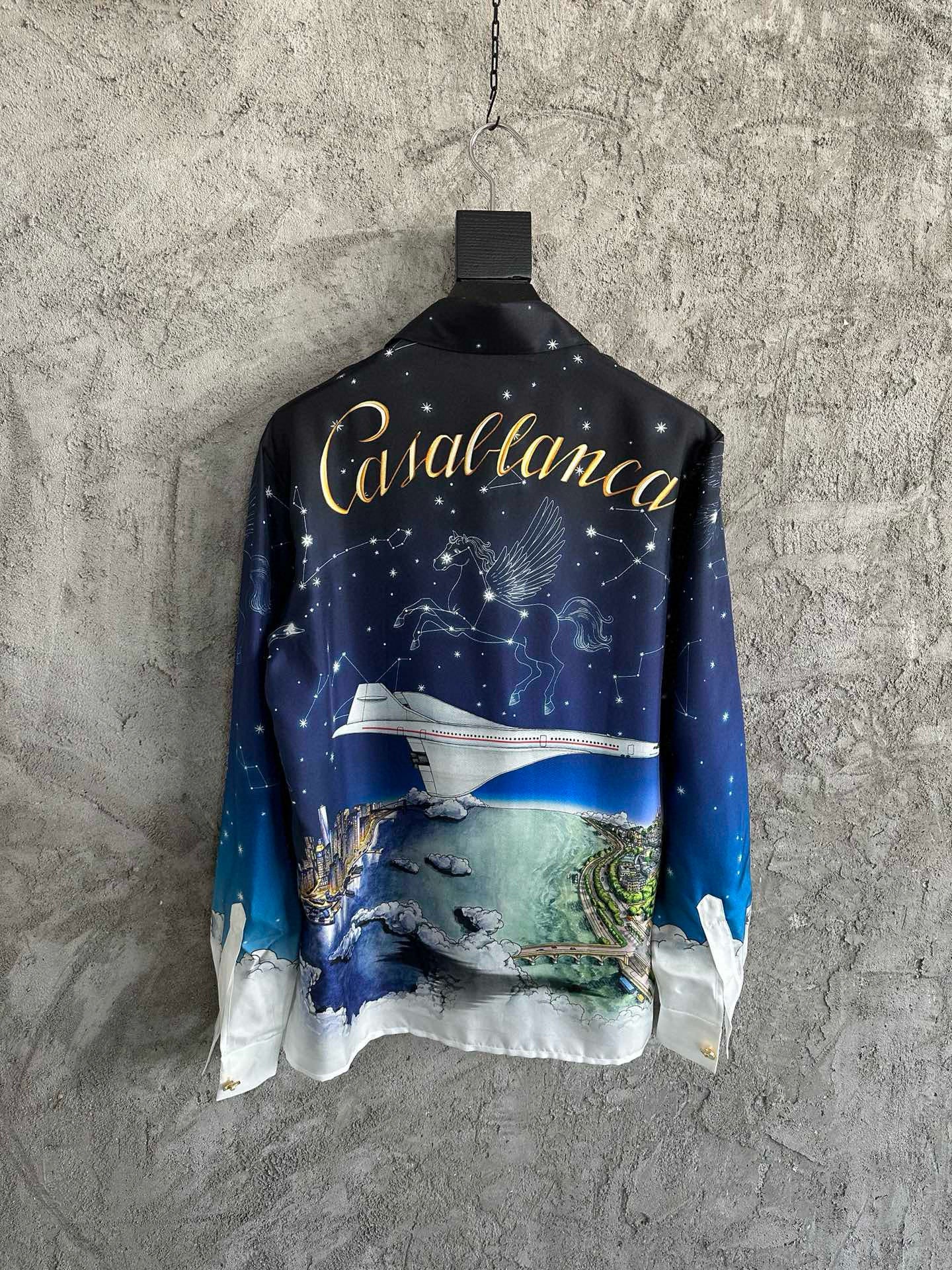 Casablance Long Sleeve Polo