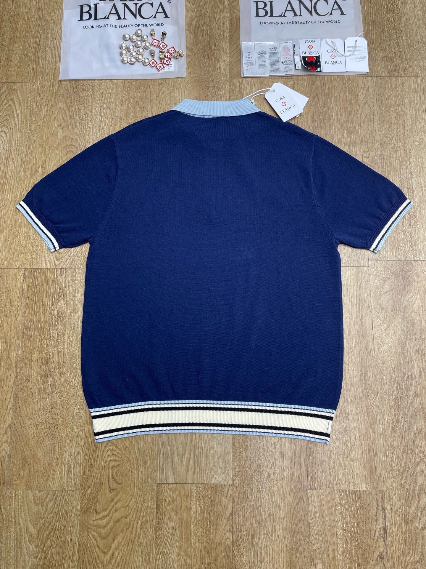 Casablanca Knitted Polo