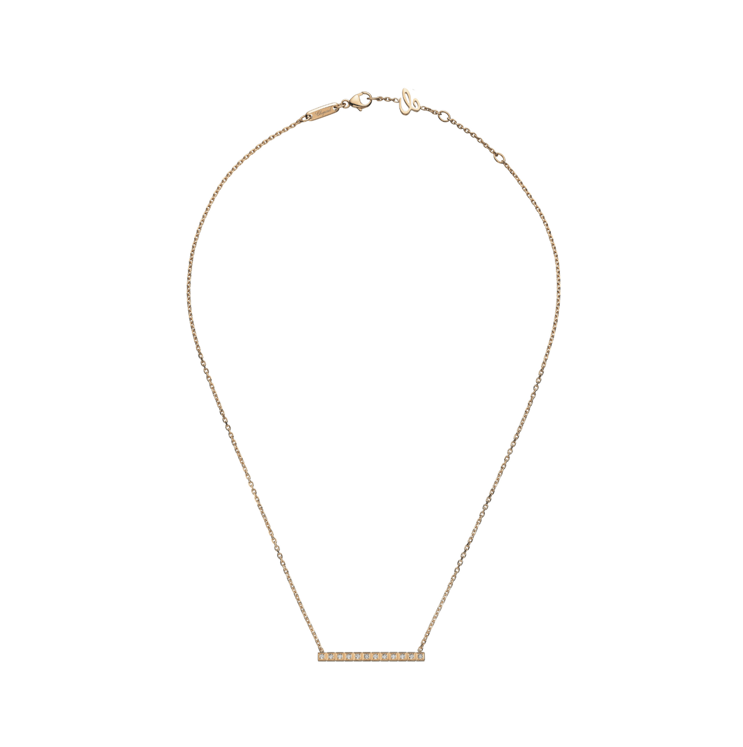 ICE CUBE FULL-SET DIAMONDS NECKLACE