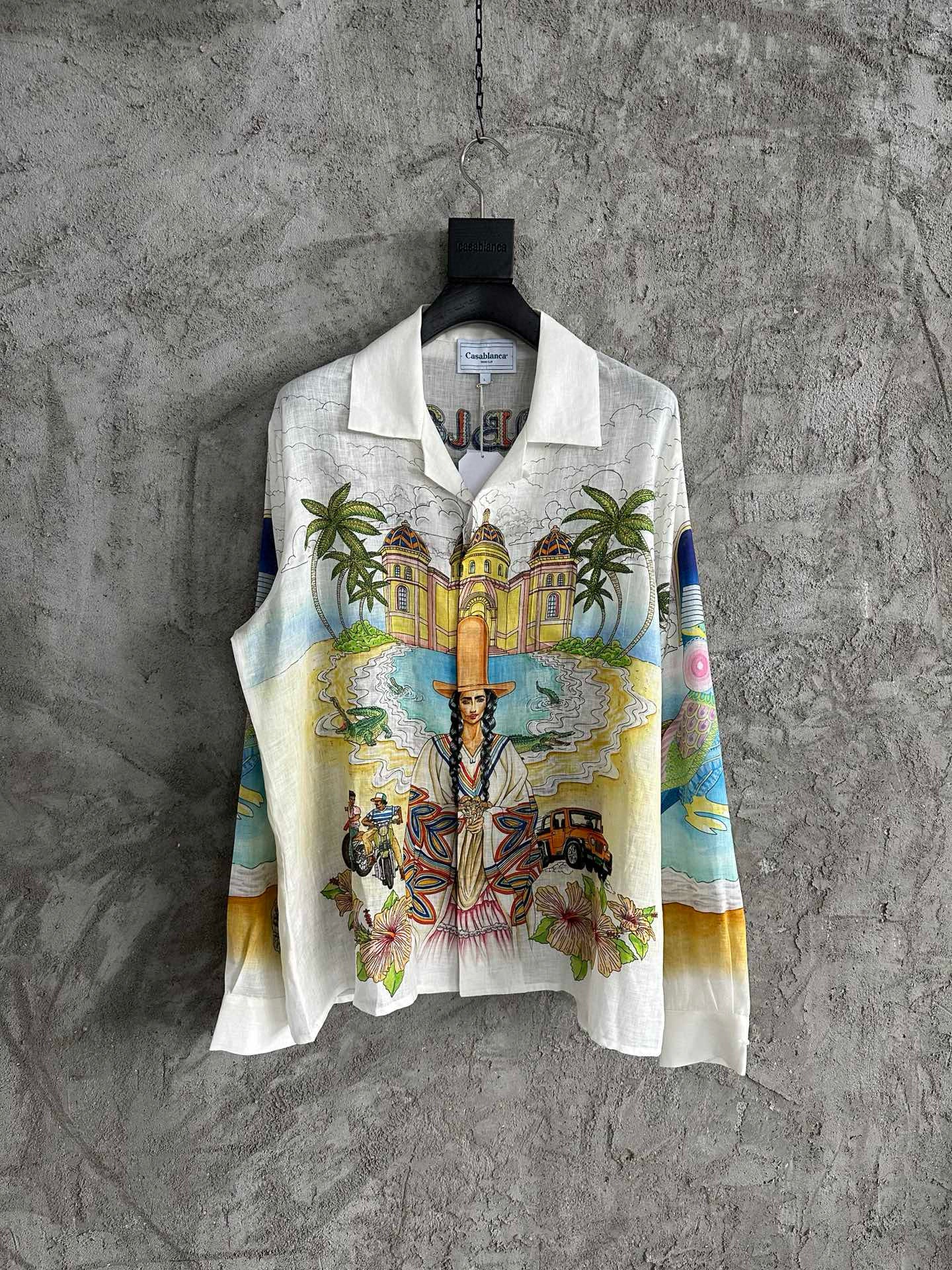 Casablance Long Sleeve Polo