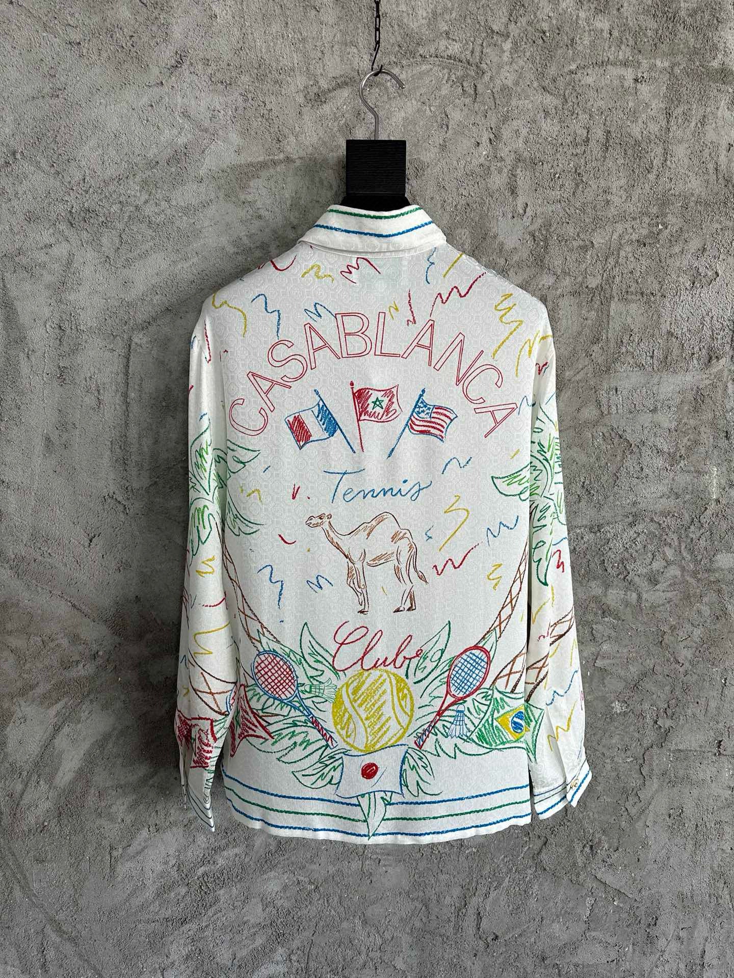 Casablance Long Sleeve Polo