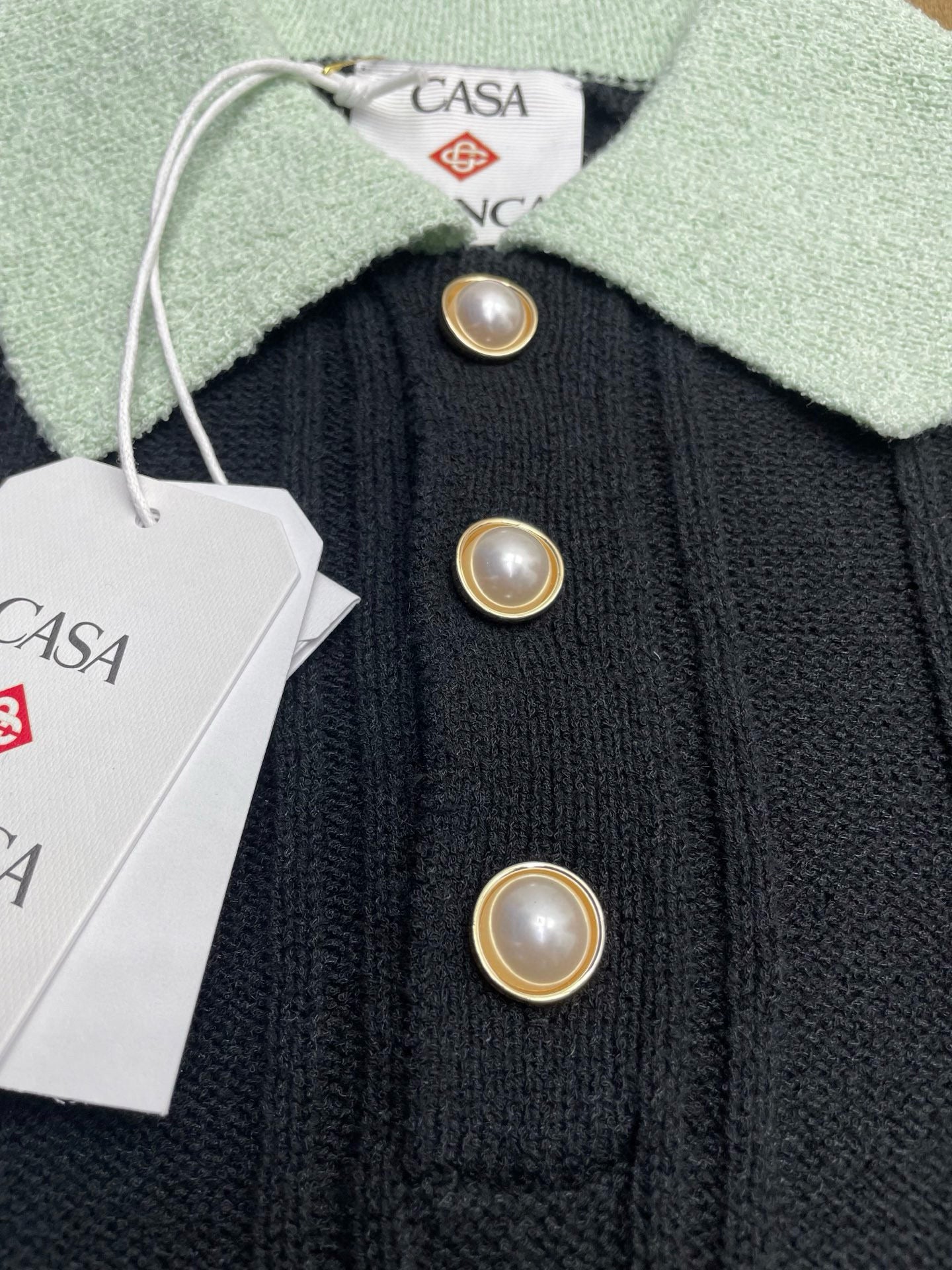 Casablanca Long Sleeve Polo