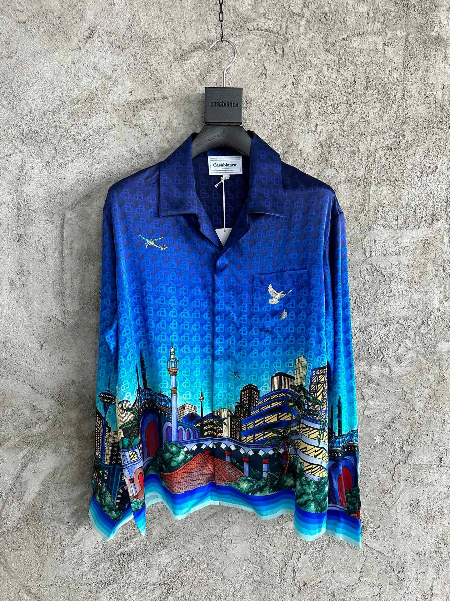 Casablance Long Sleeve Polo