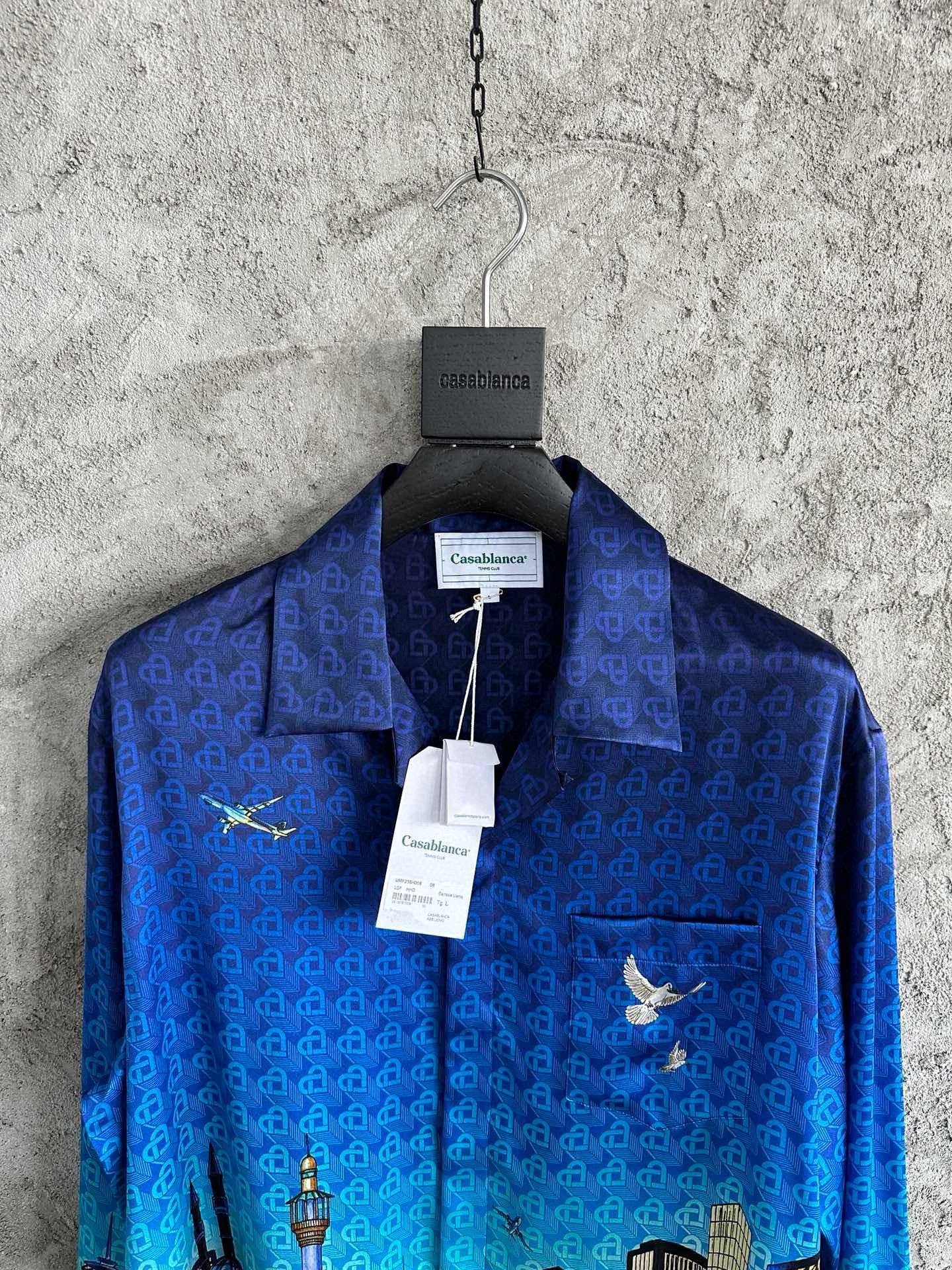Casablance Long Sleeve Polo
